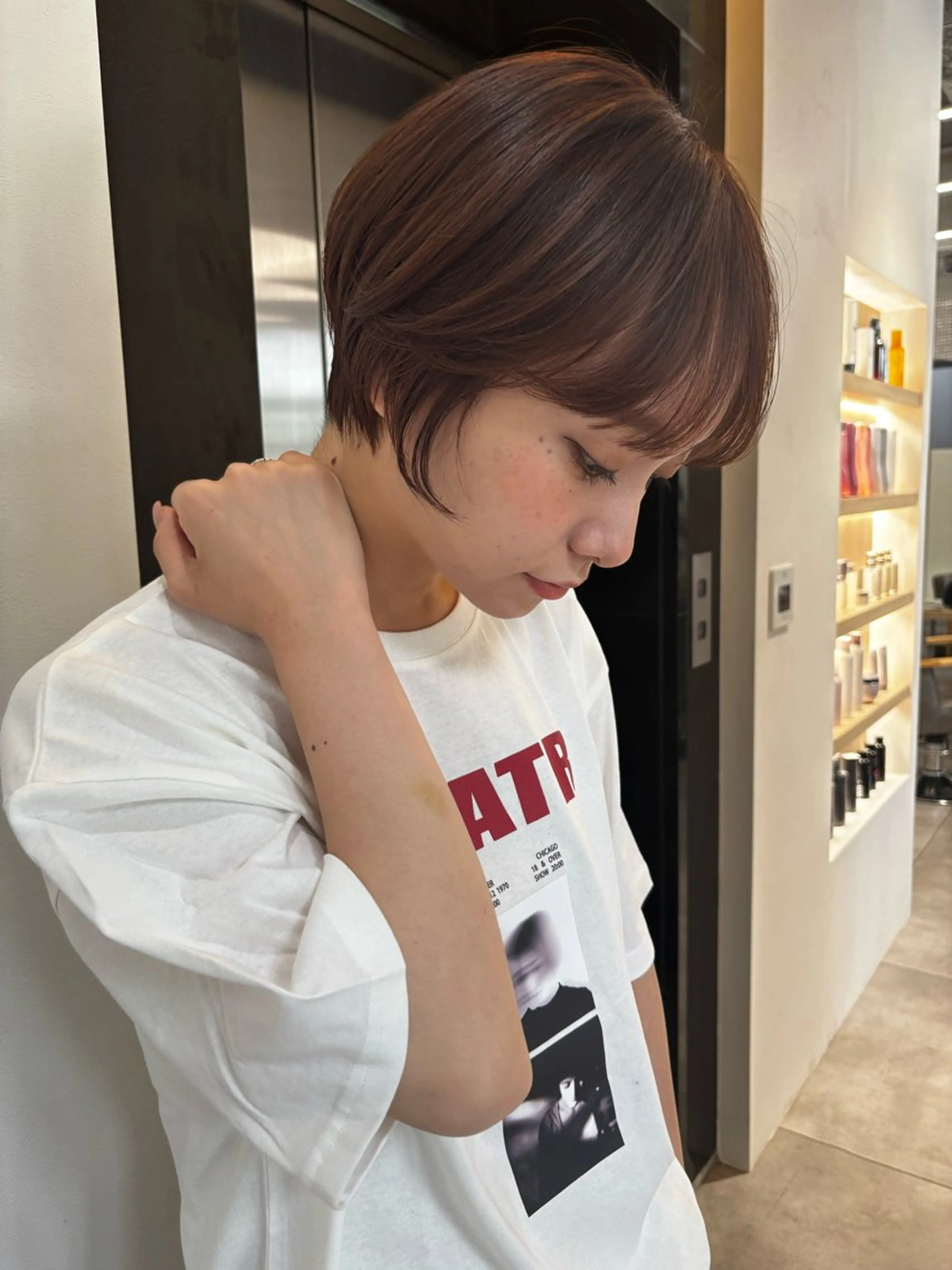 ショート Un ami  shibuya所属・Mon/ショート/パ ーマのヘアスタイル