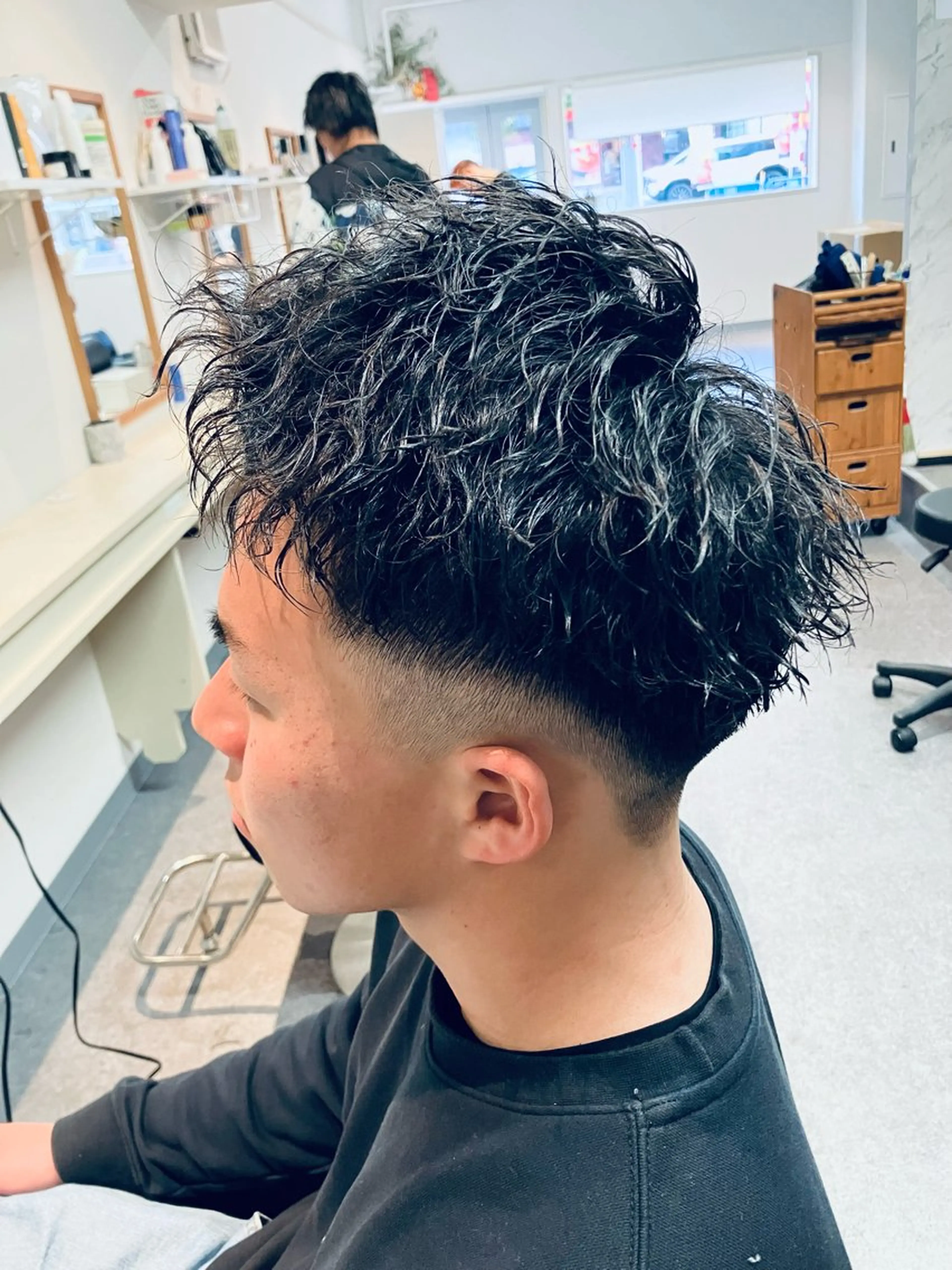 パーマ メンズ カット パーマ メンズ特化/パーマ/ フェードWATARUのヘアスタイル