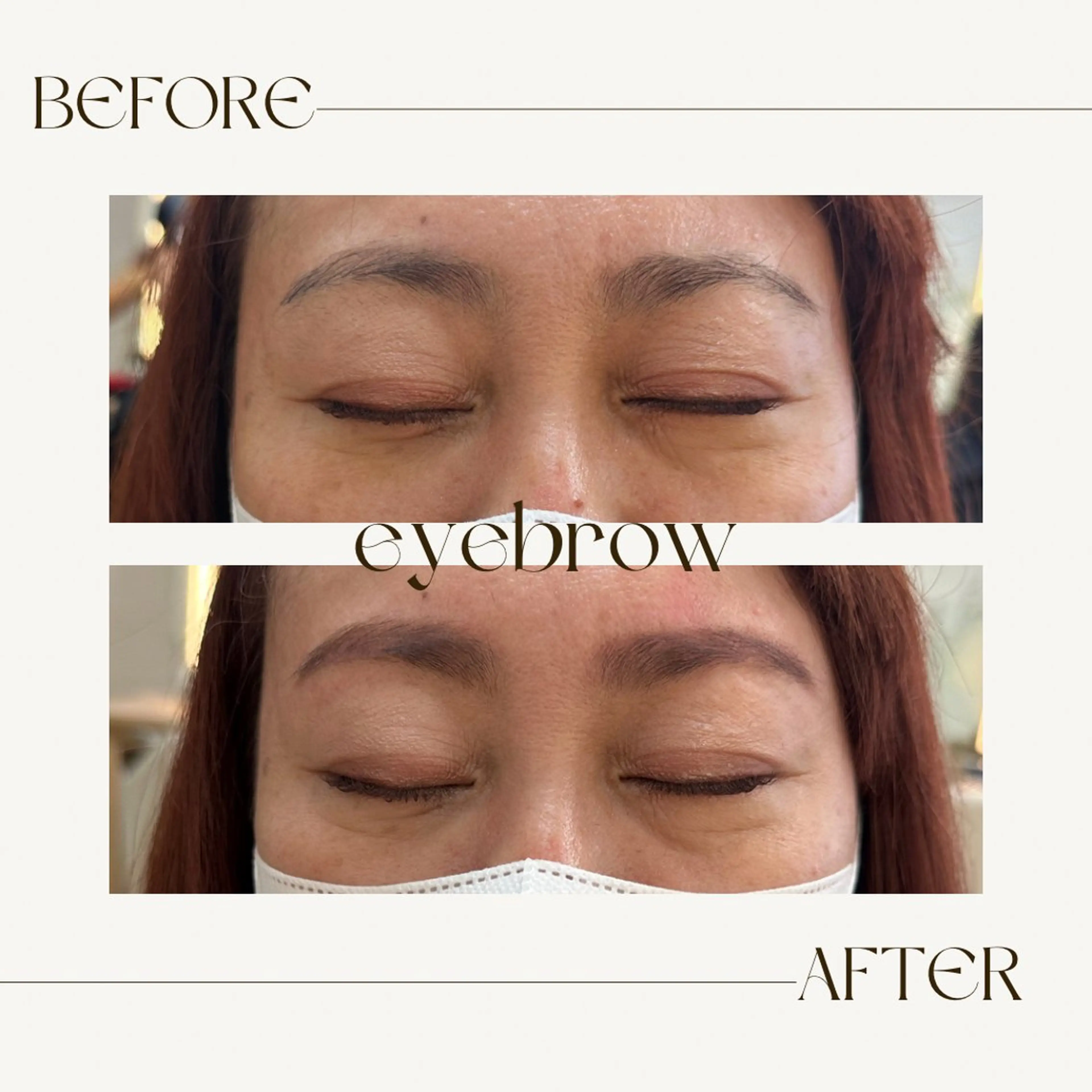 アイブロウ ハイトーン/暖色/ 眉/メイク/Rinaのヘアスタイル