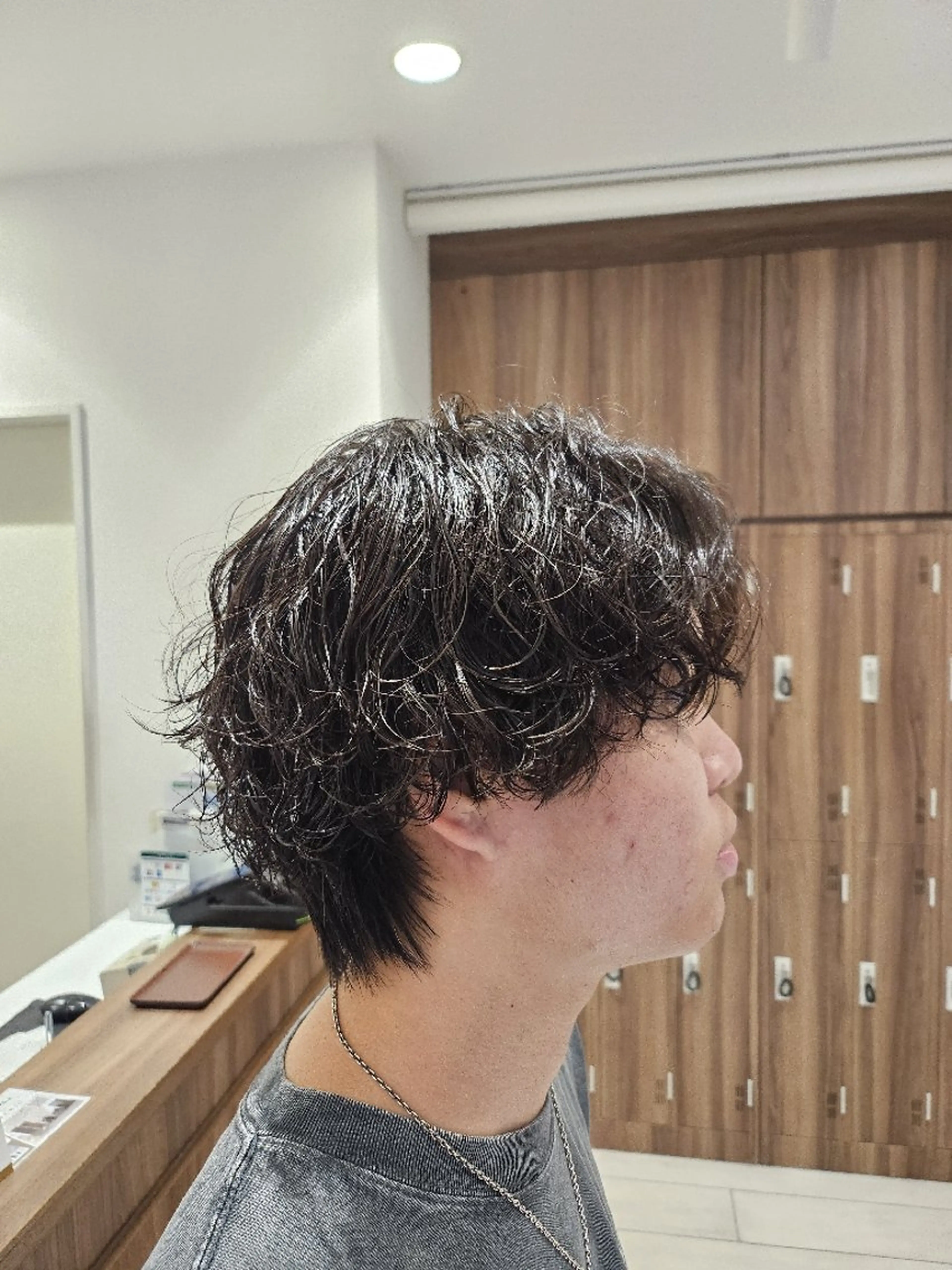 メンズ パーマ メンズパーマ シャドーパーマ カット パーマ パーマ/縮毛矯正/ 韓国ヘア/副店長和田のヘアスタイル