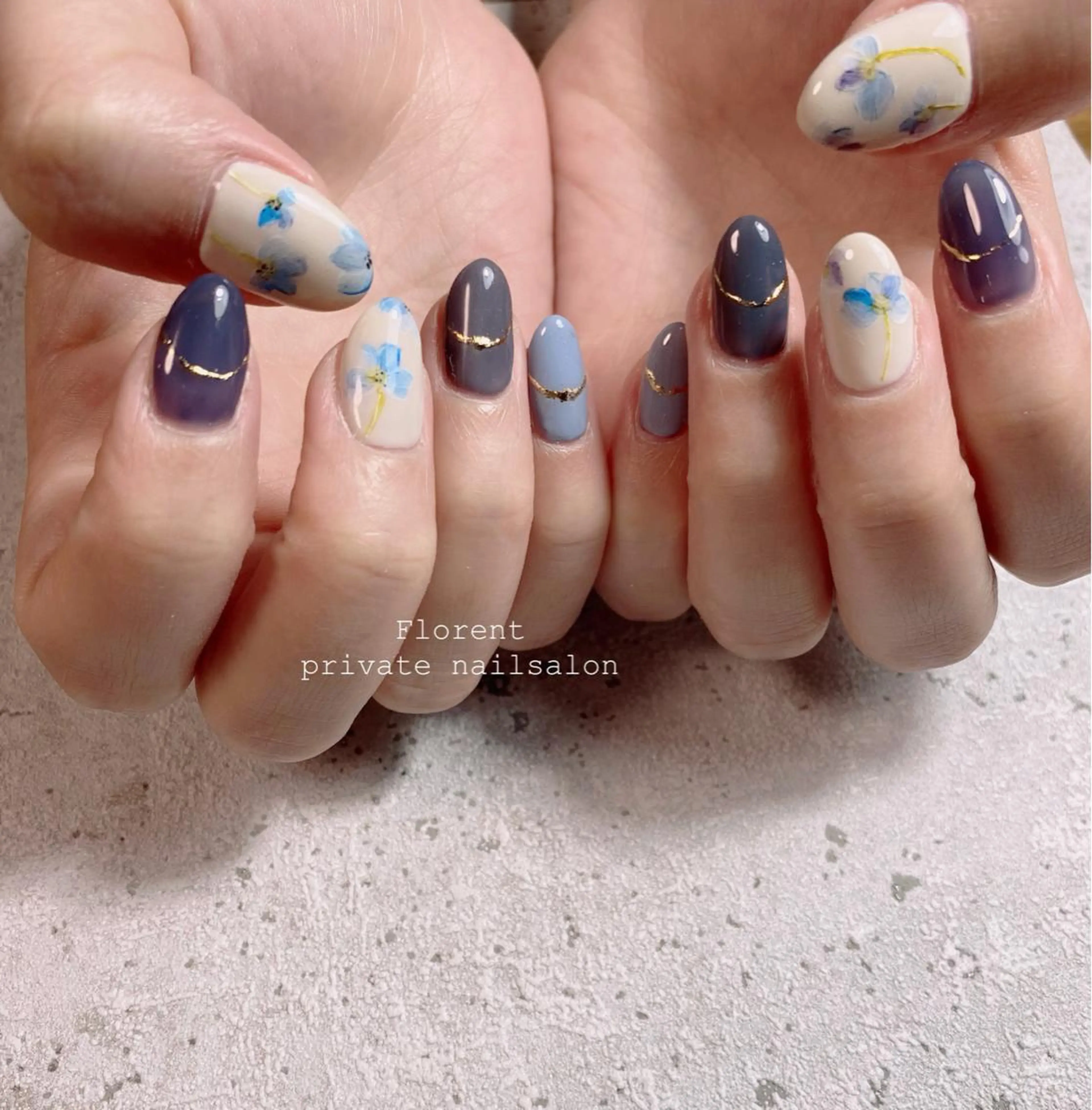 ネイル ハンドネイル florent nailのネイルデザイン