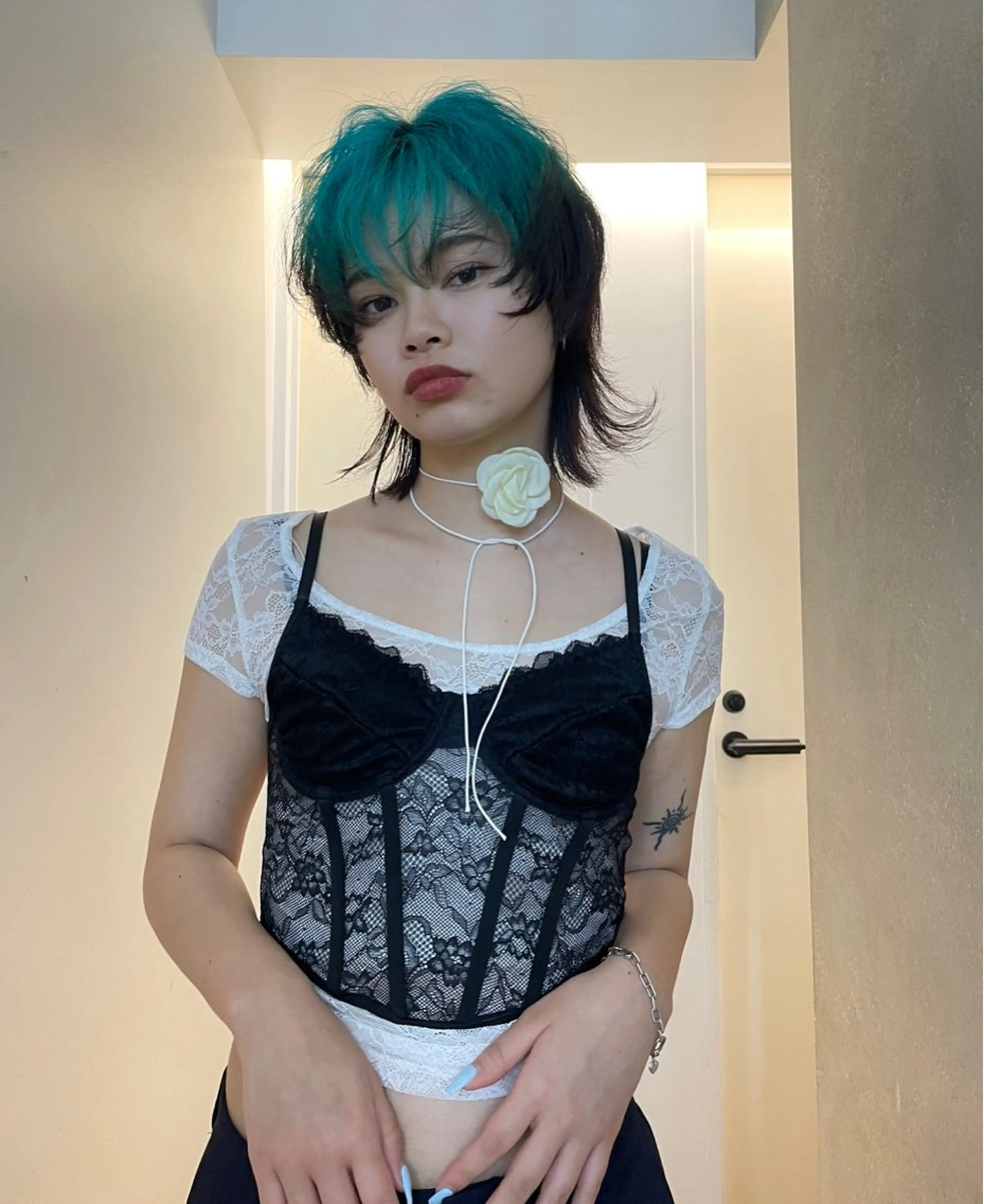 カラー デザインカラー ヘアカラー hair&nail ☯️アイリ☯️のネイルデザイン