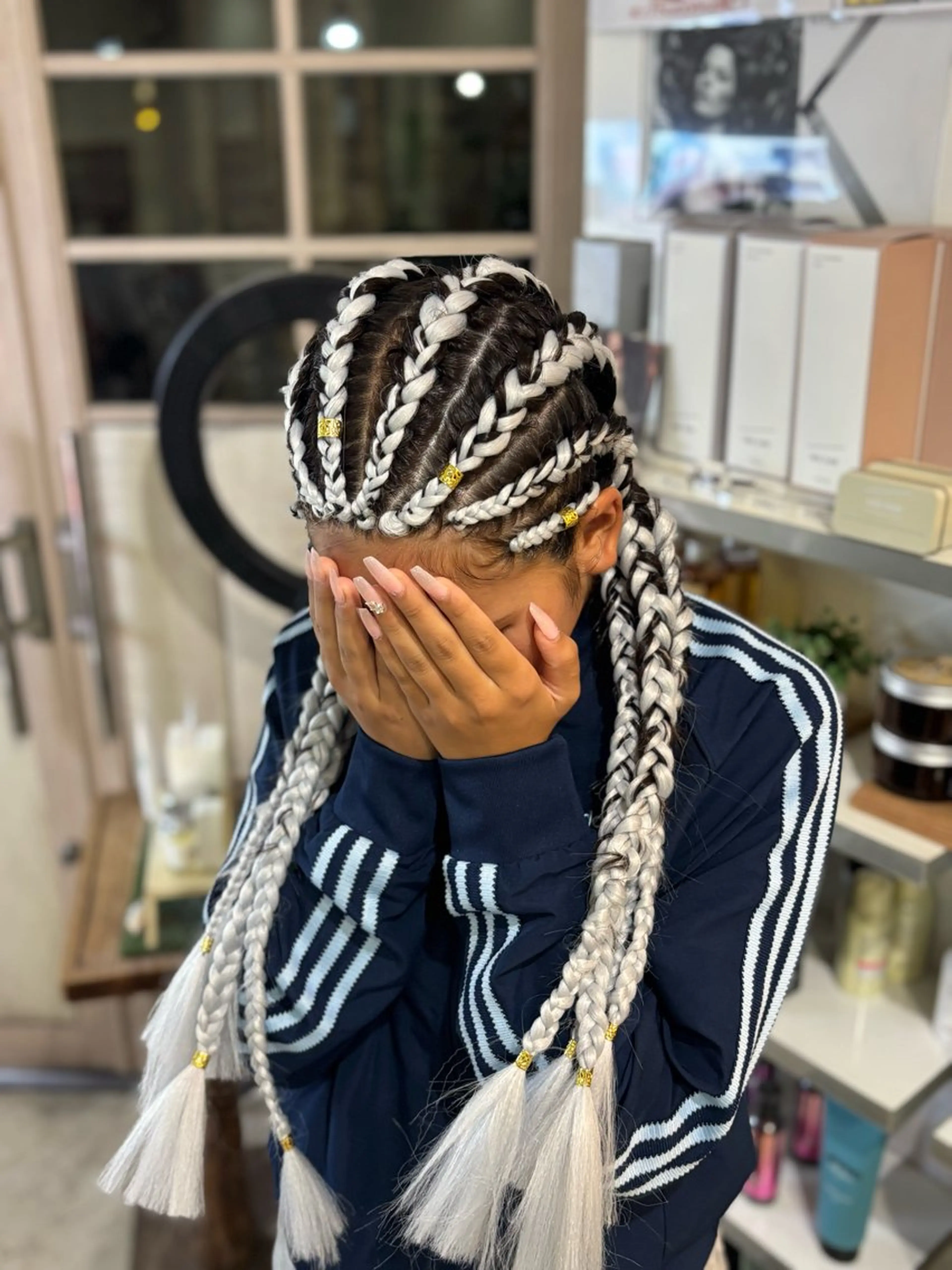 ヘアアレンジ ヘアセット KR2S中百舌鳥所属・羽エクステ/シール エクステRYOKAのヘアスタイル