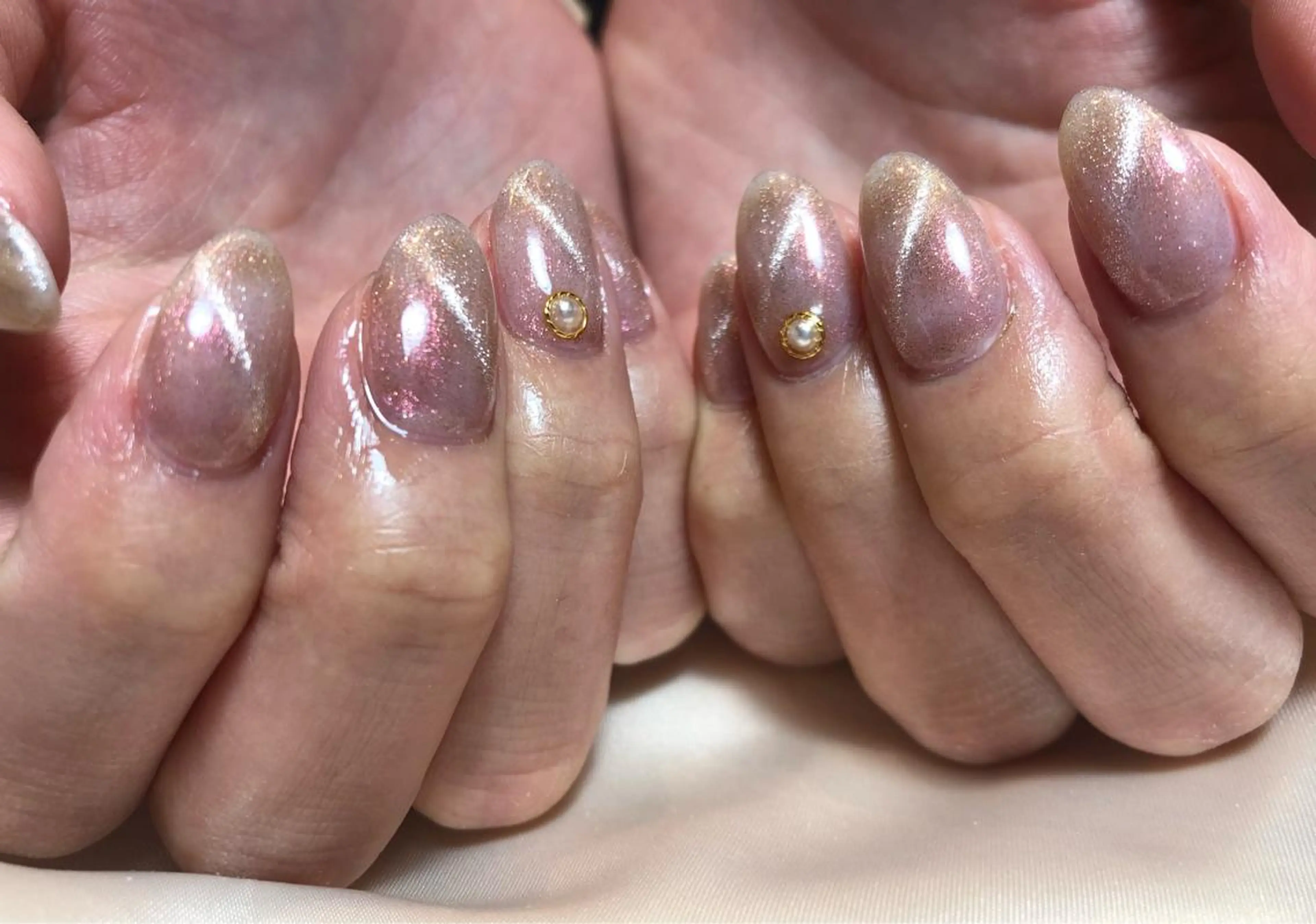 ネイル ハンドネイル ☽ ☾のネイルデザイン