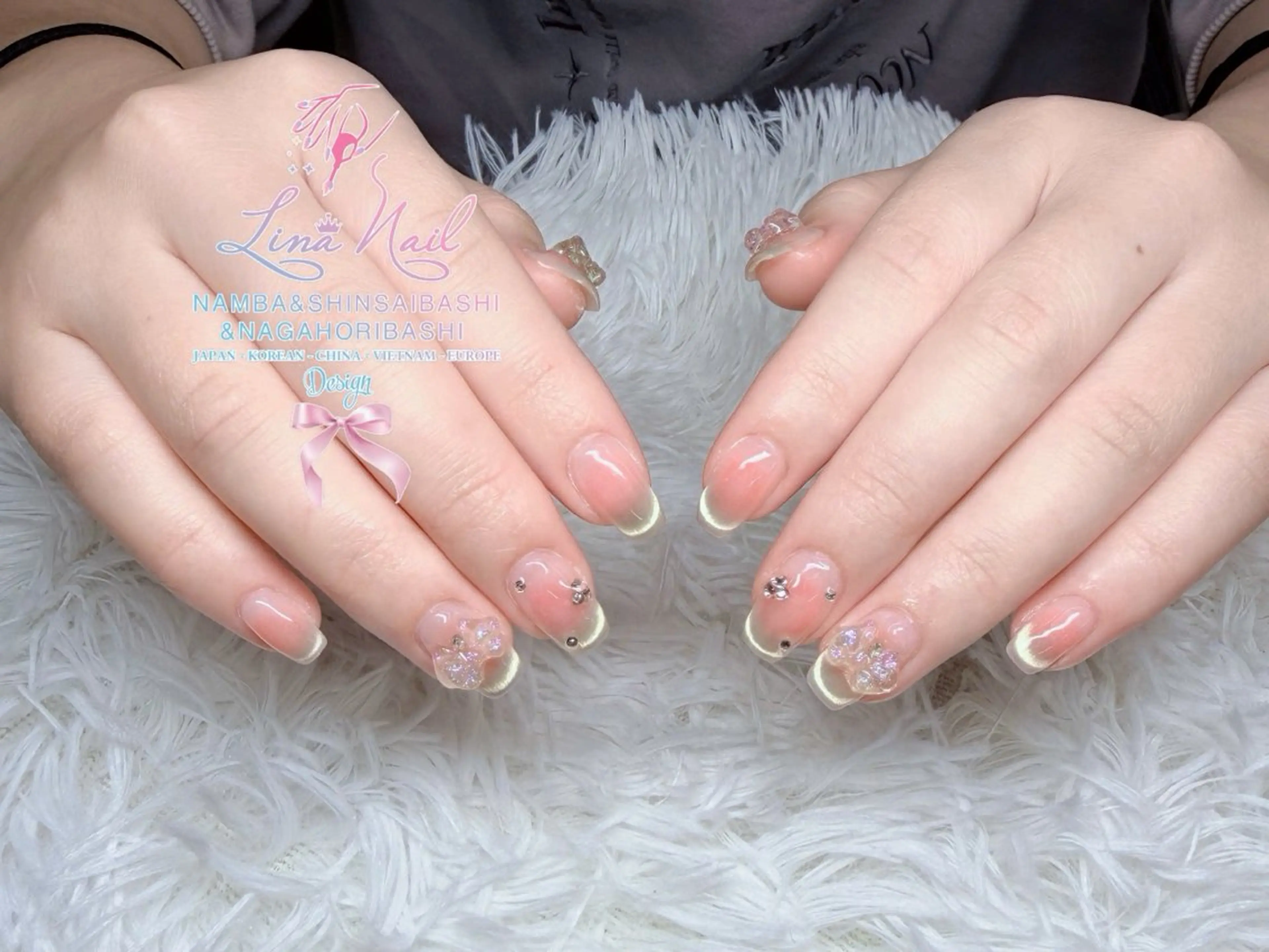 ネイル フットネイル ジェルネイル 持ち込み ネイルチップ ハンドネイル リナネイル 長堀橋店／東心斎橋店のネイルデザイン