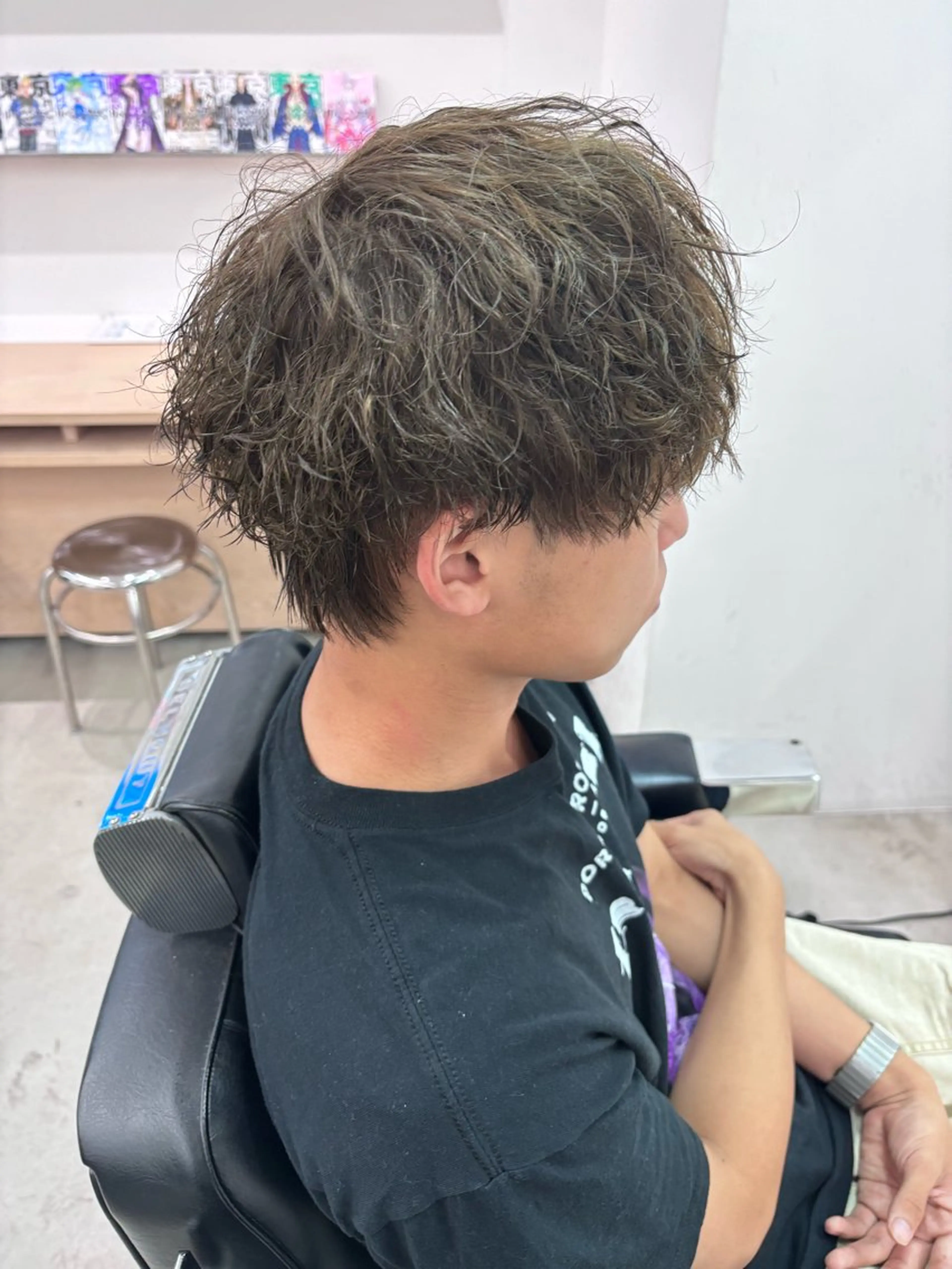 パーマ メンズ カット パーマ トリートメント 土岐 仁/メンズ専門 パーマ特化美容師🌀のヘアスタイル