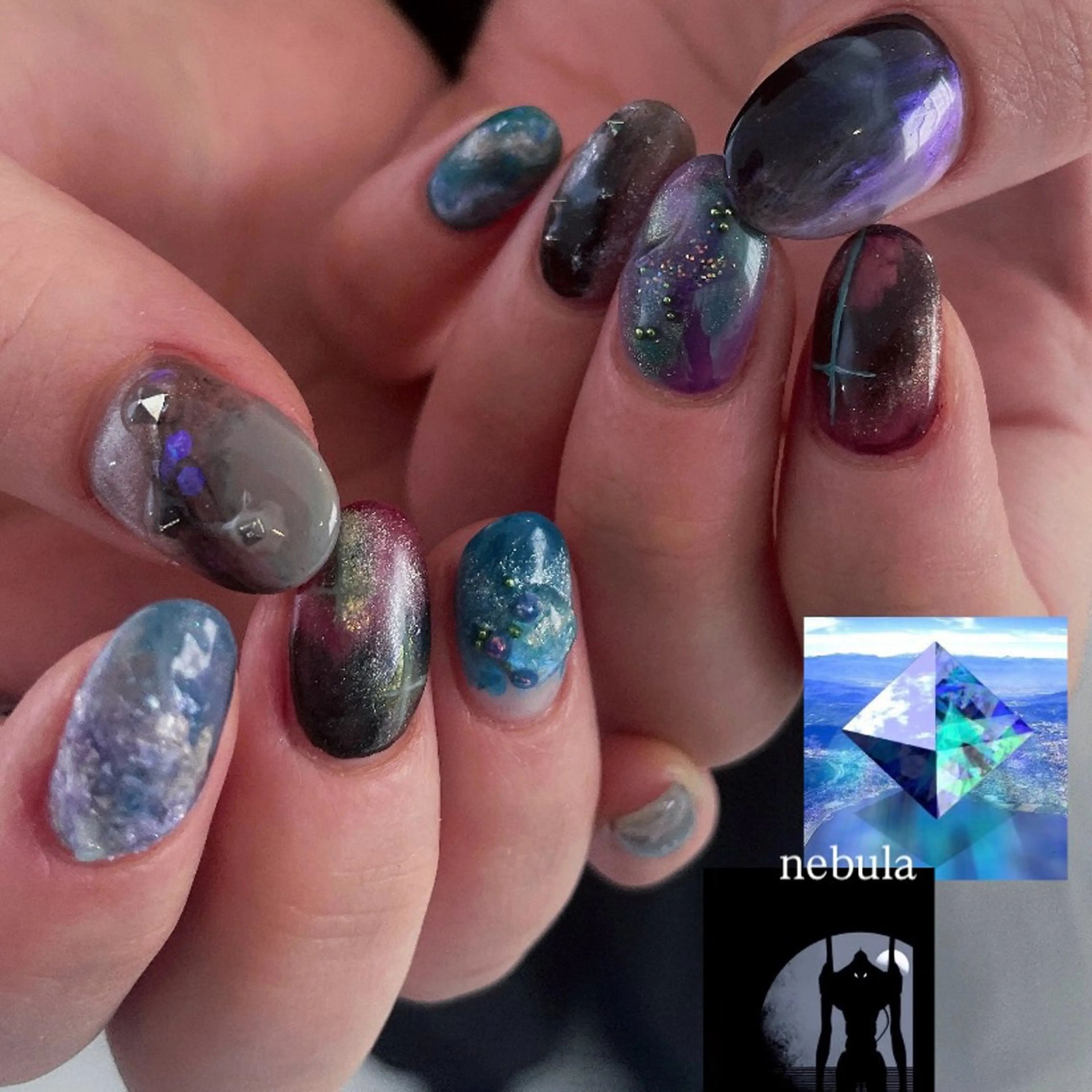 ショート oak nail所属・myuone ☆miyuのネイルデザイン