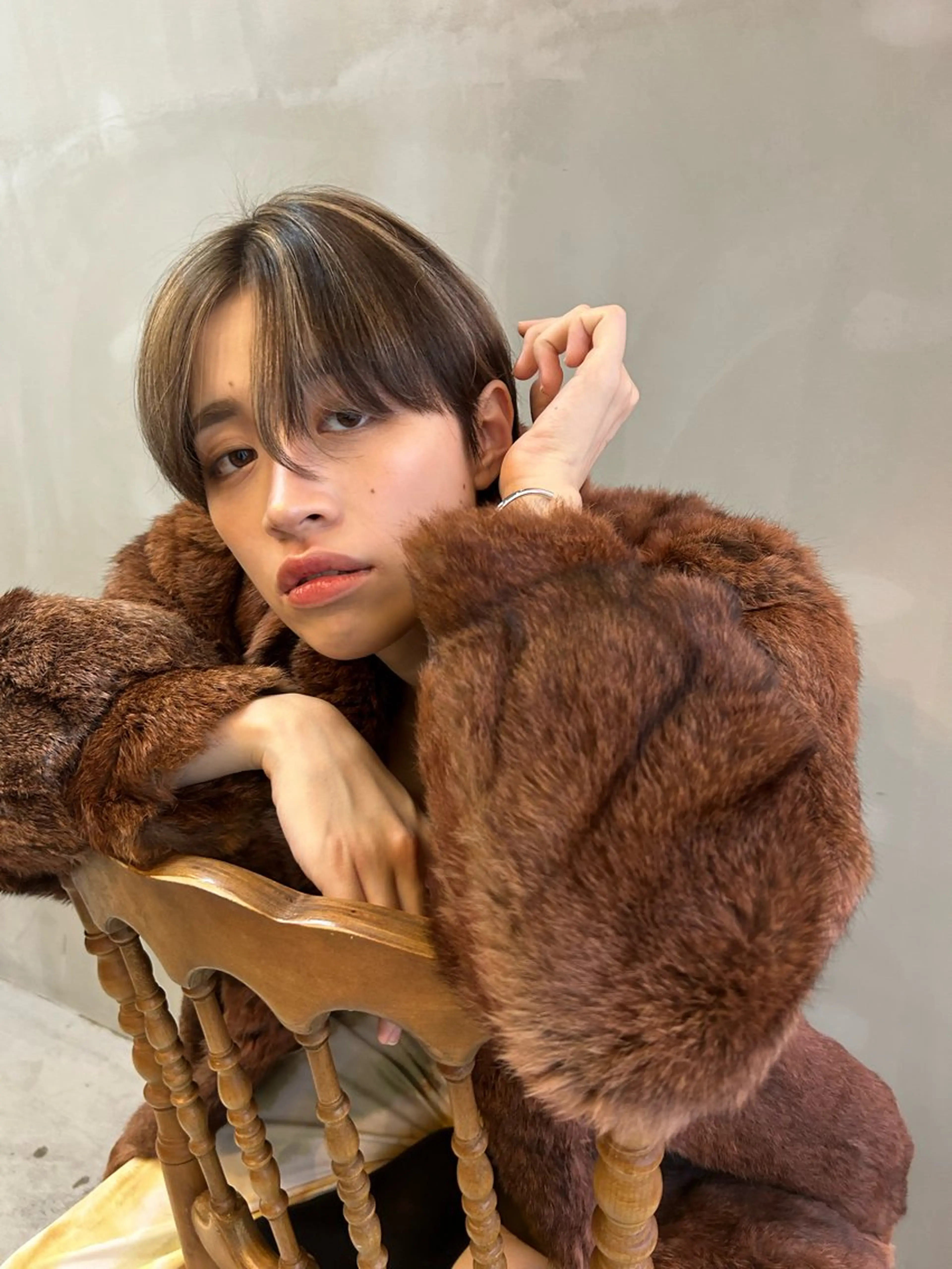 ショート カラー カット ヘアカラー トリートメント ショート/ボブ/ 心斎橋/宮脇美奈のヘアスタイル