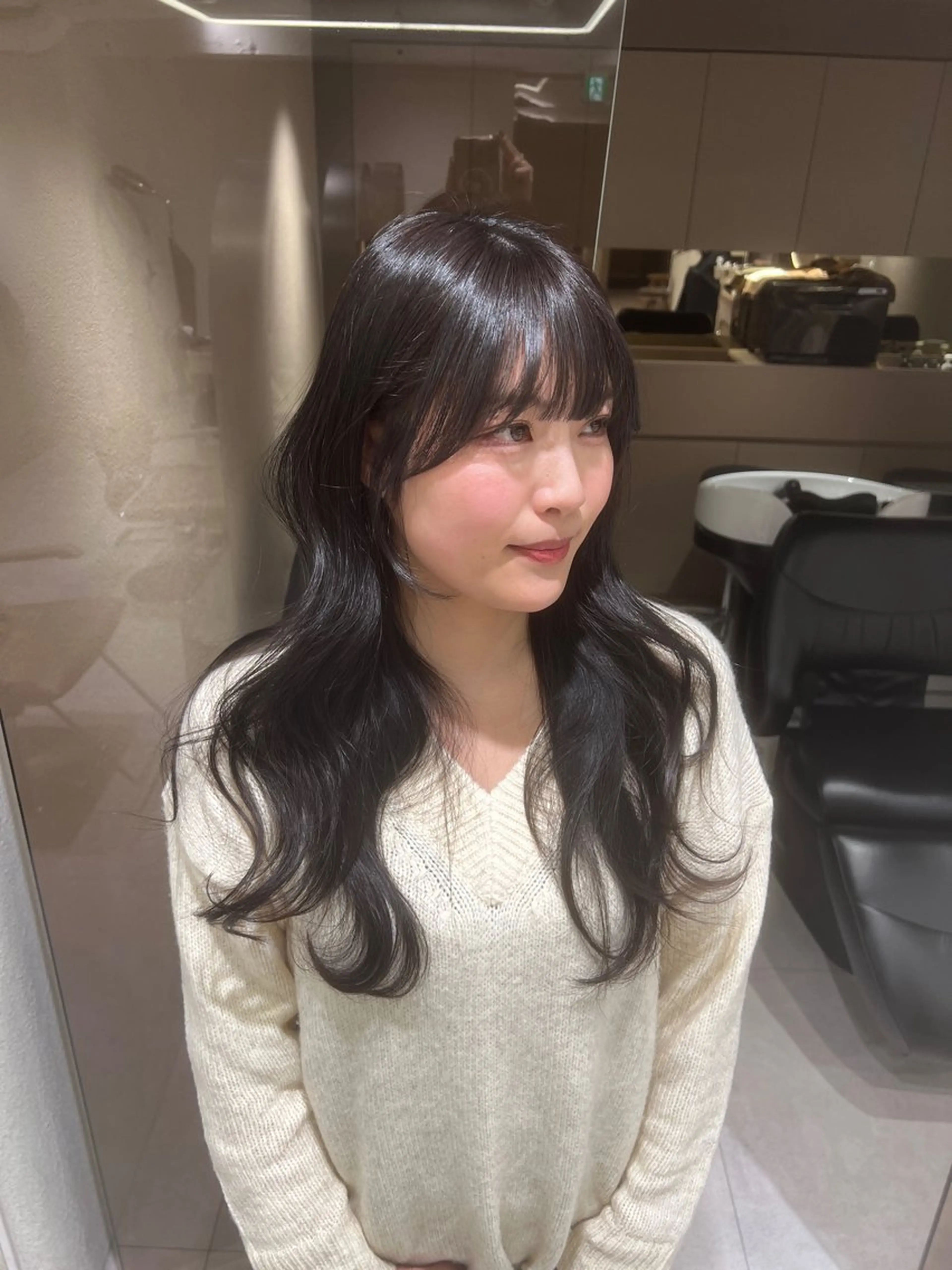 ロング ロングレイヤー レイヤーカット ロング rino🤍 恵比寿レイヤーカットのヘアスタイル