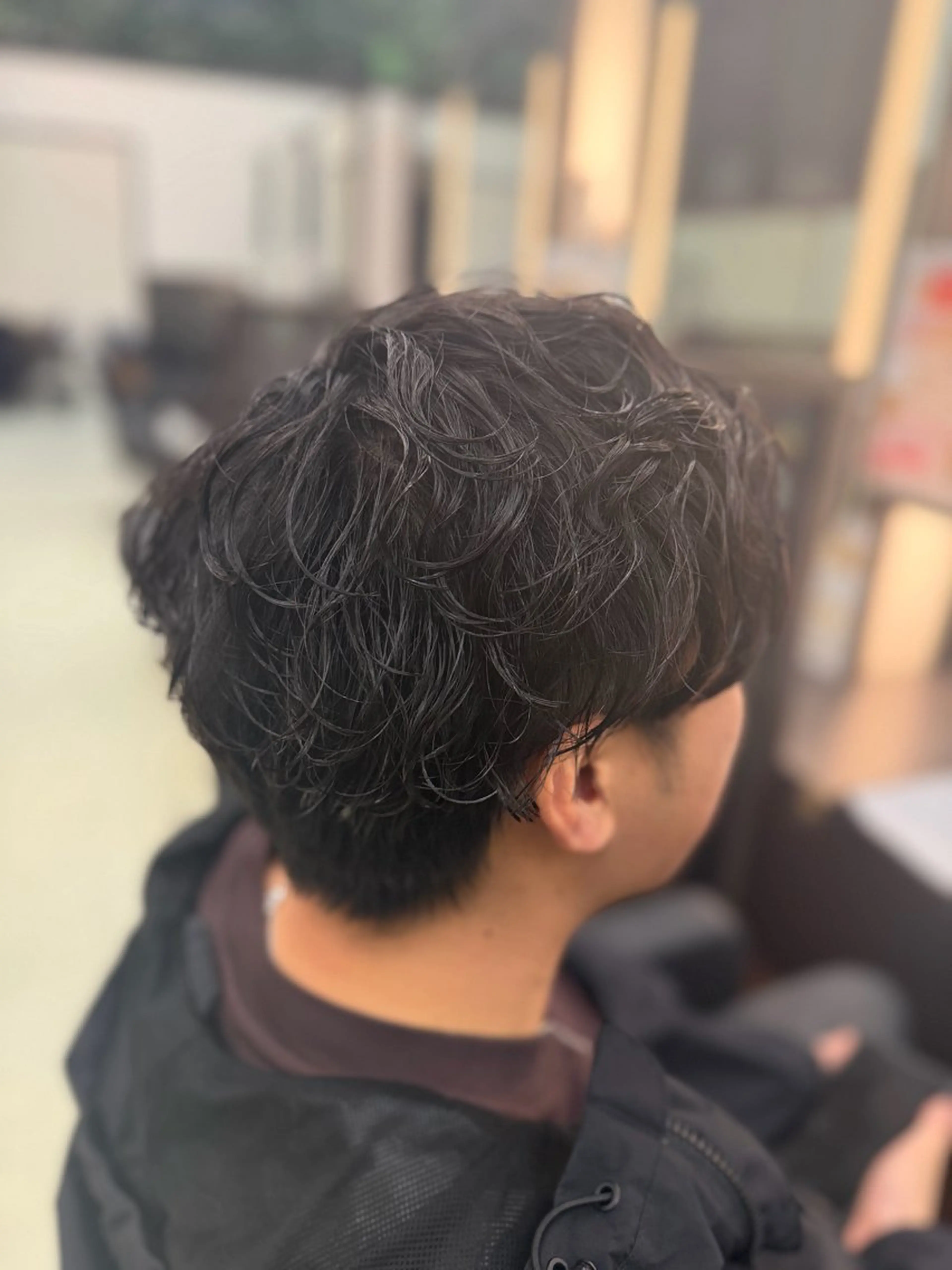 パーマ メンズ メンズパーマ 池田 朱李のヘアスタイル