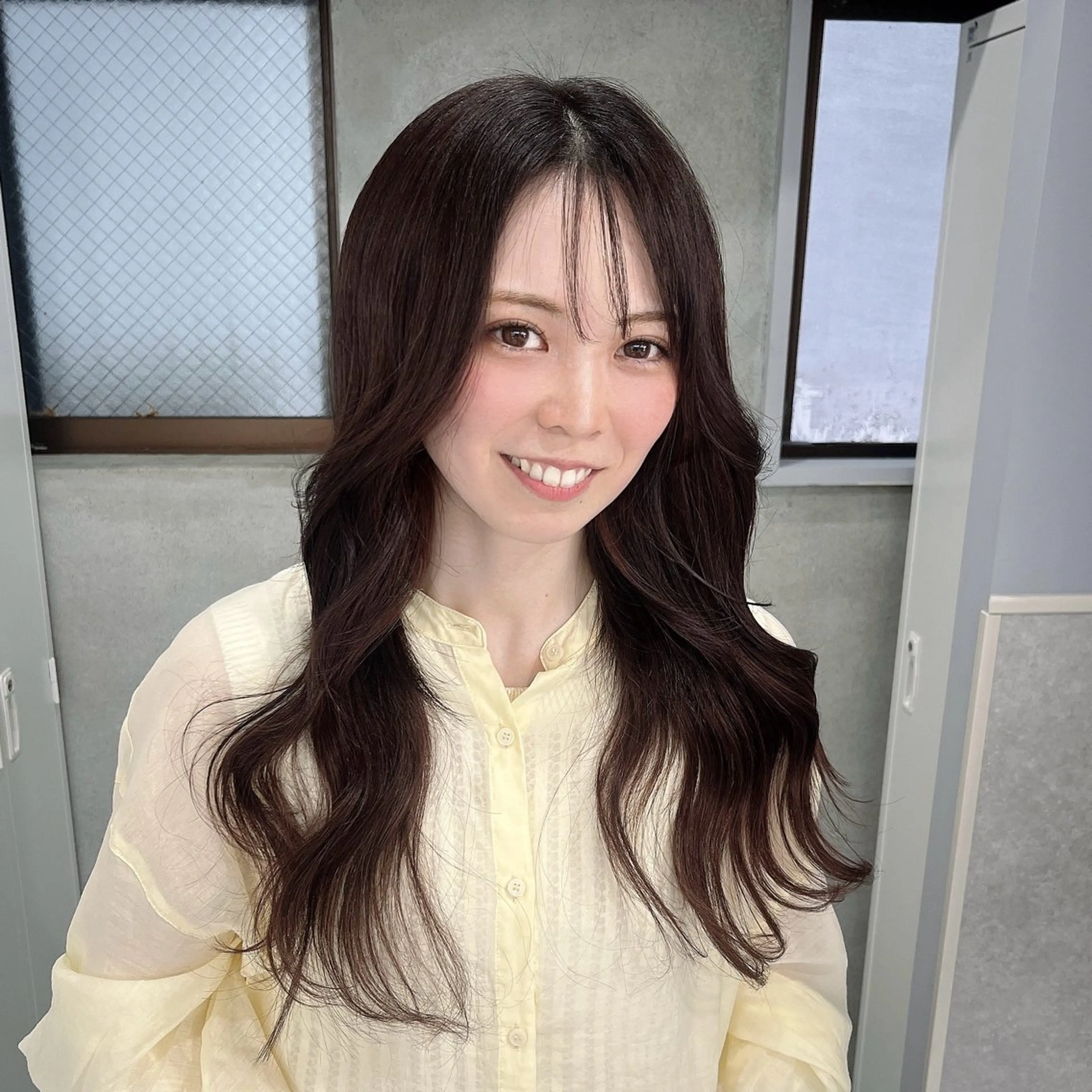 ロング ロング エクステ りおな/エクステ /ミルクティーカラーのヘアスタイル