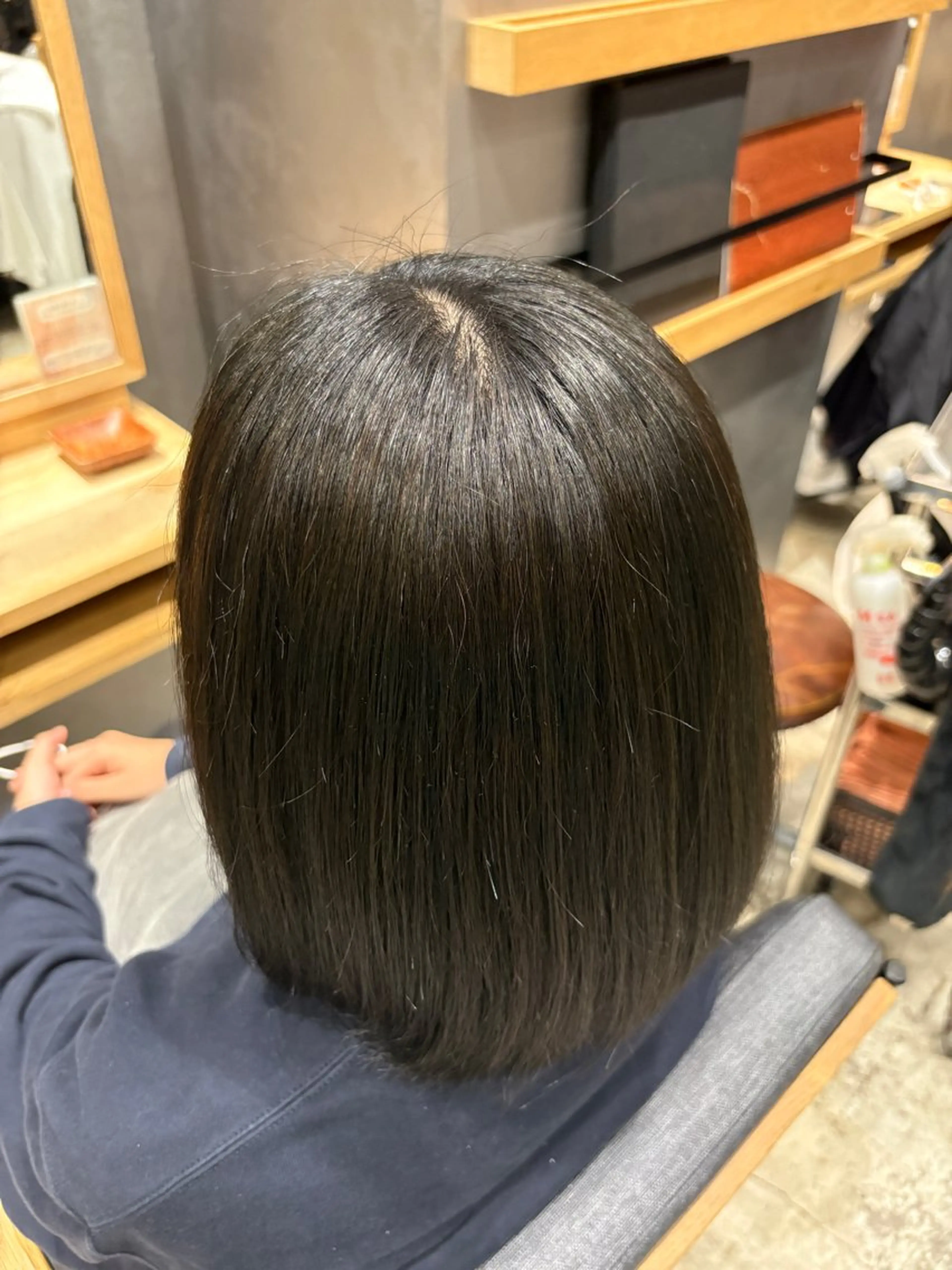 ミディアム カラー Inity心斎橋/ クルミのヘアスタイル