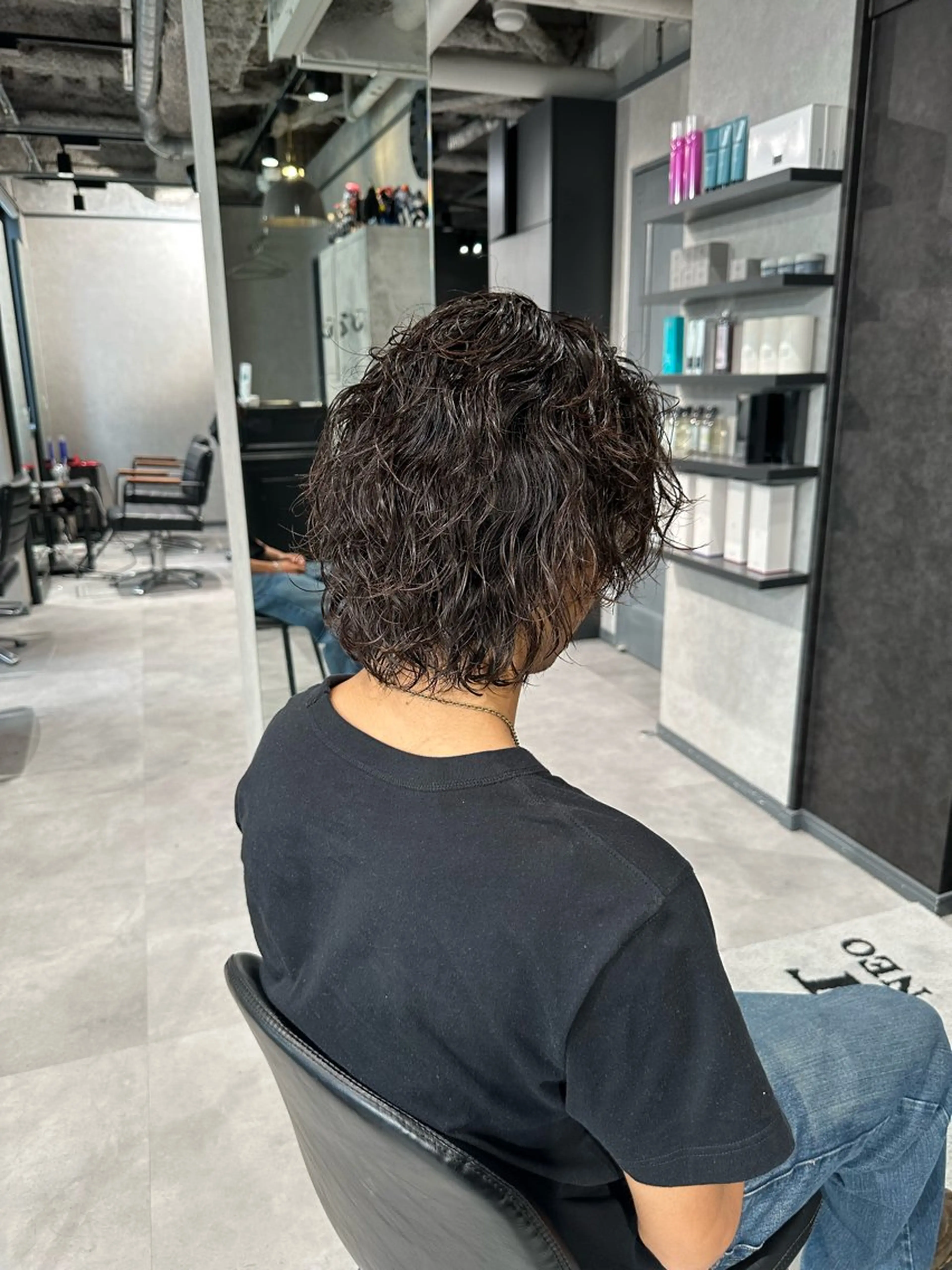 ミディアム パーマ ヘアアレンジ メンズ NEXT NEO所属・メンズヘア静岡 ✂︎Ryuheiのヘアスタイル