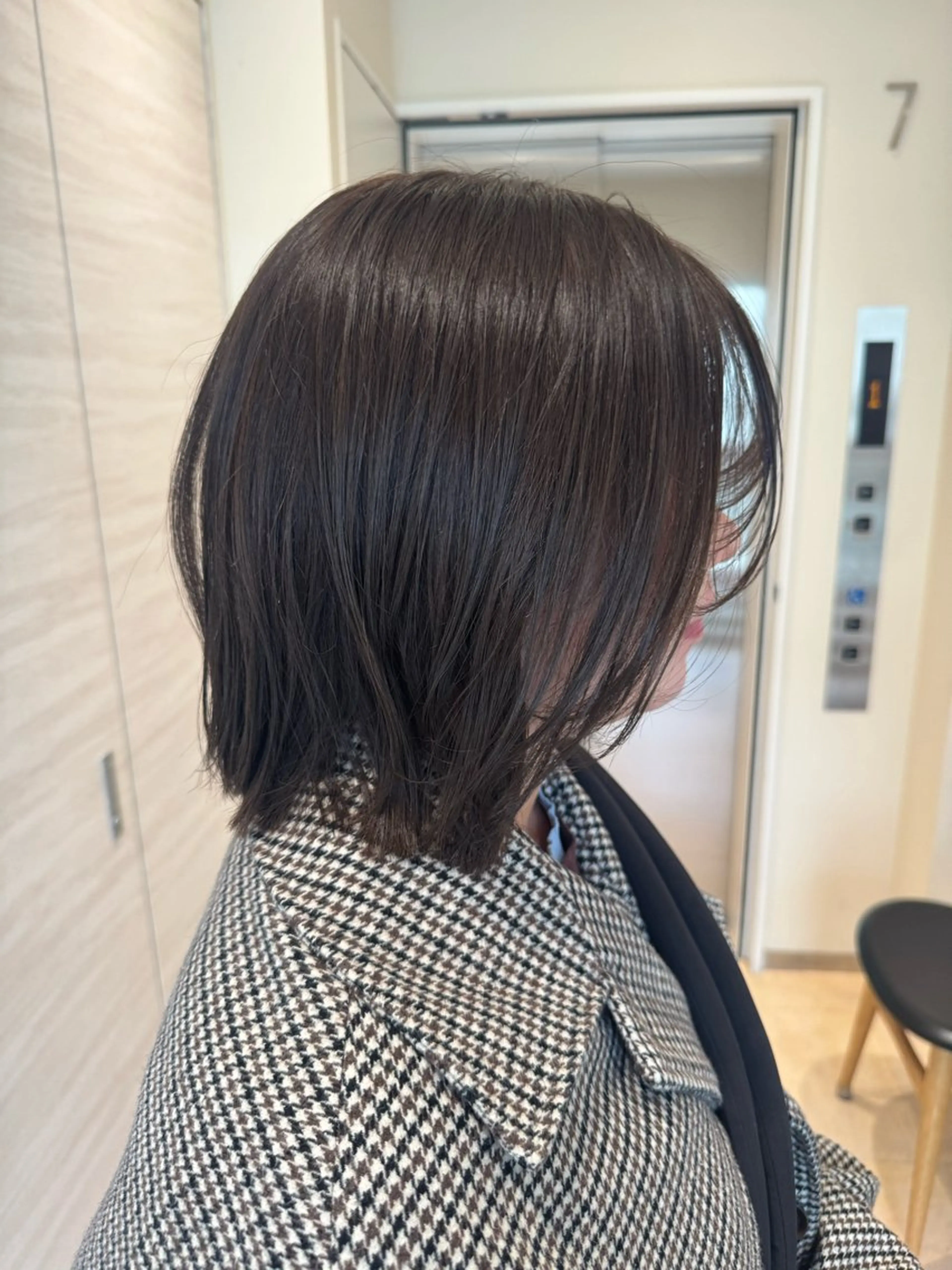 ミディアム カラー ベージュカラー オリーブベージュ カット ヘアカラー 艶カラー/似合わせ 💖Emmy💖のヘアスタイル