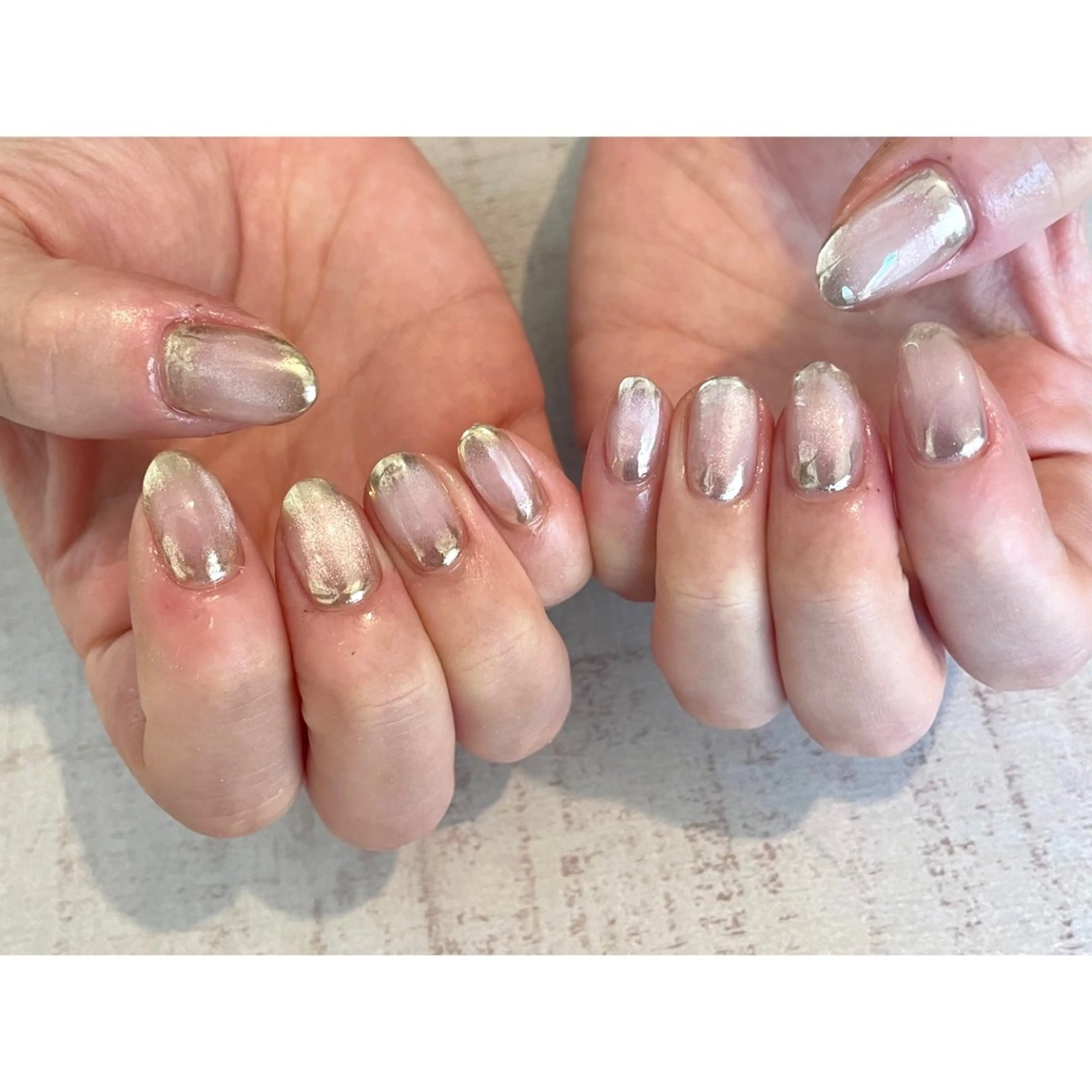 ネイル ハンドネイル 𖡼 yumenoのネイルデザイン