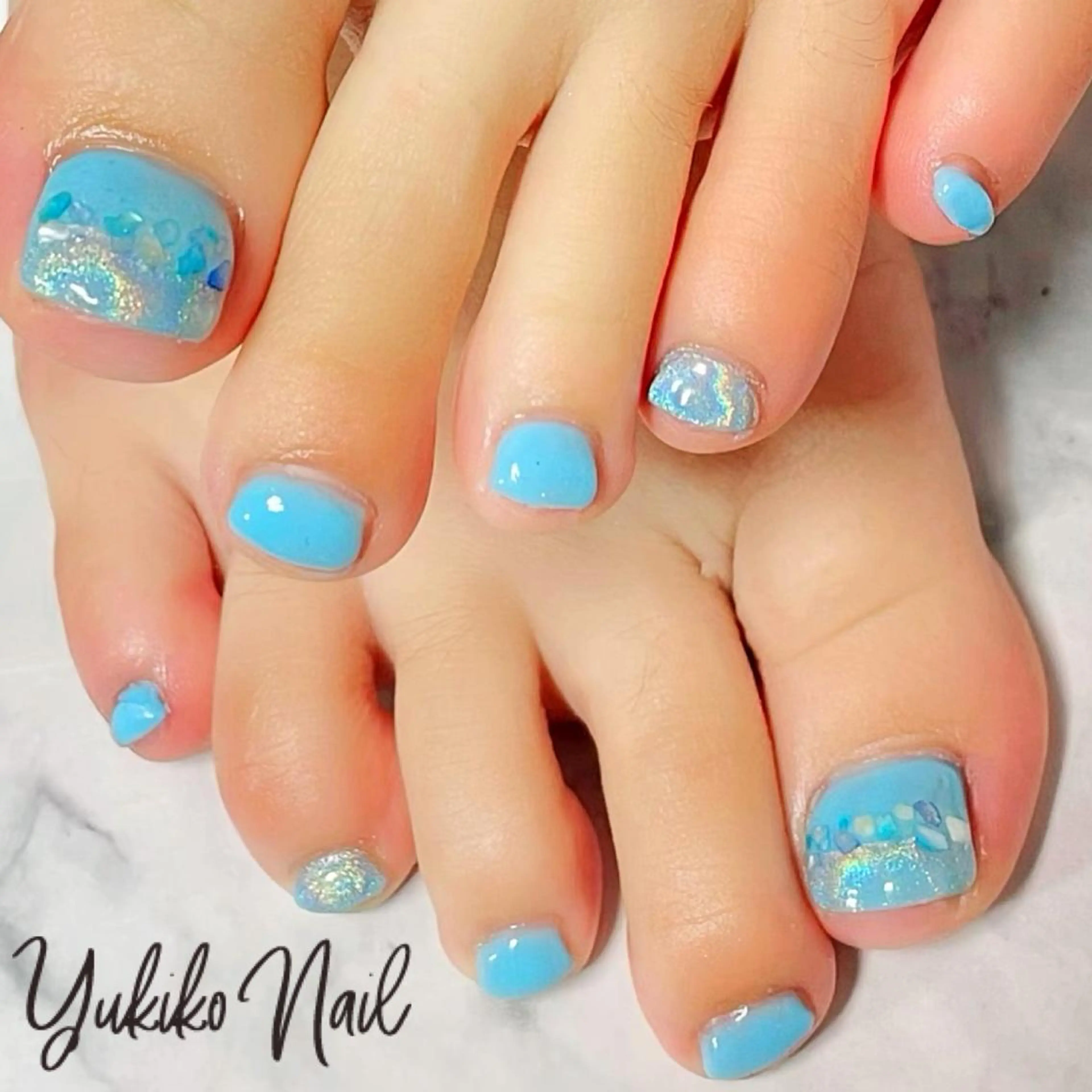ネイル アートネイル フットネイル フットネイル ユキコ ネイルのネイルデザイン