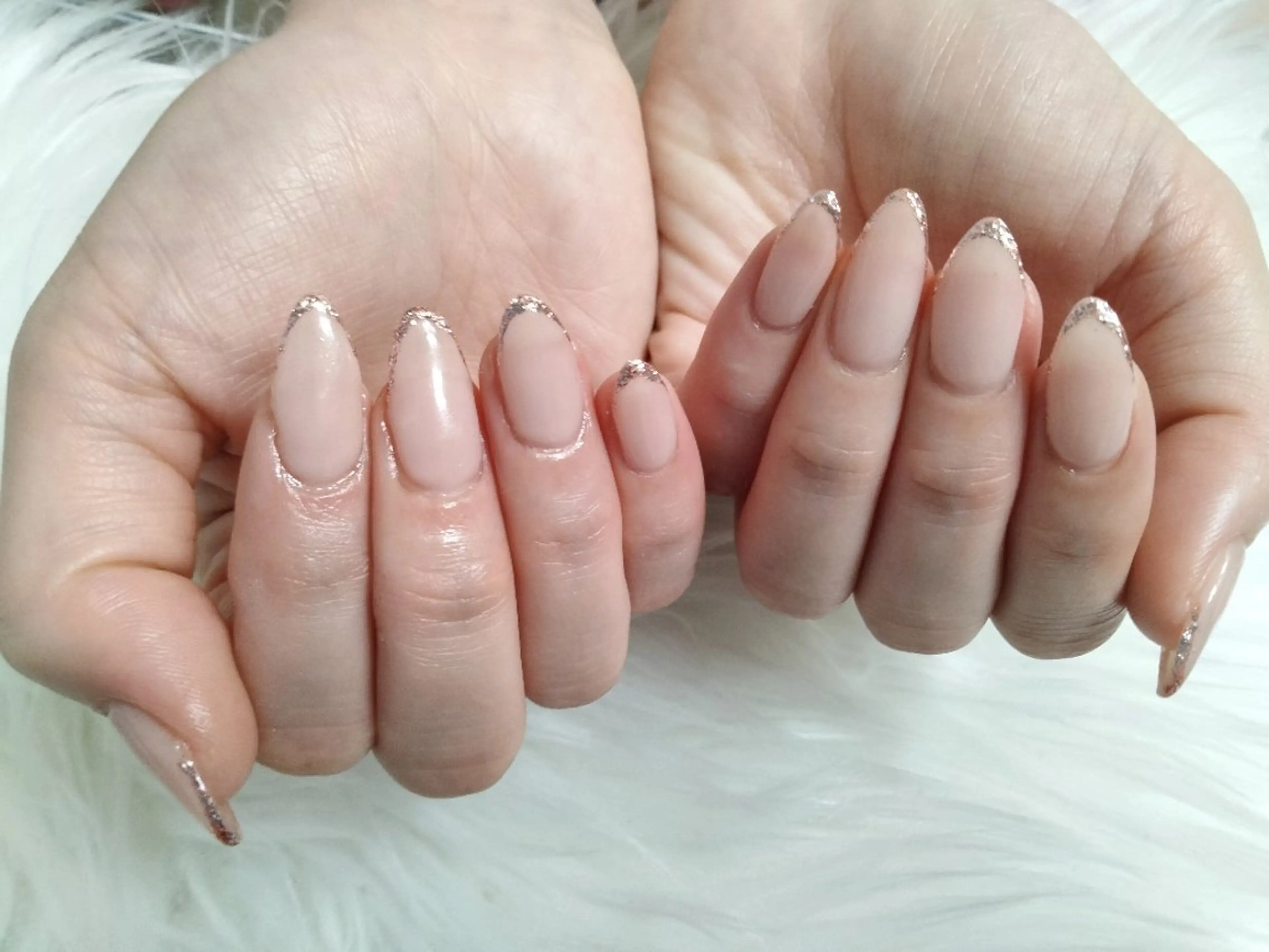 ネイル 長さ出し ジェルネイル パラジェル スカルプネイル ハンドネイル Beaubie  nailサロンのネイルデザイン