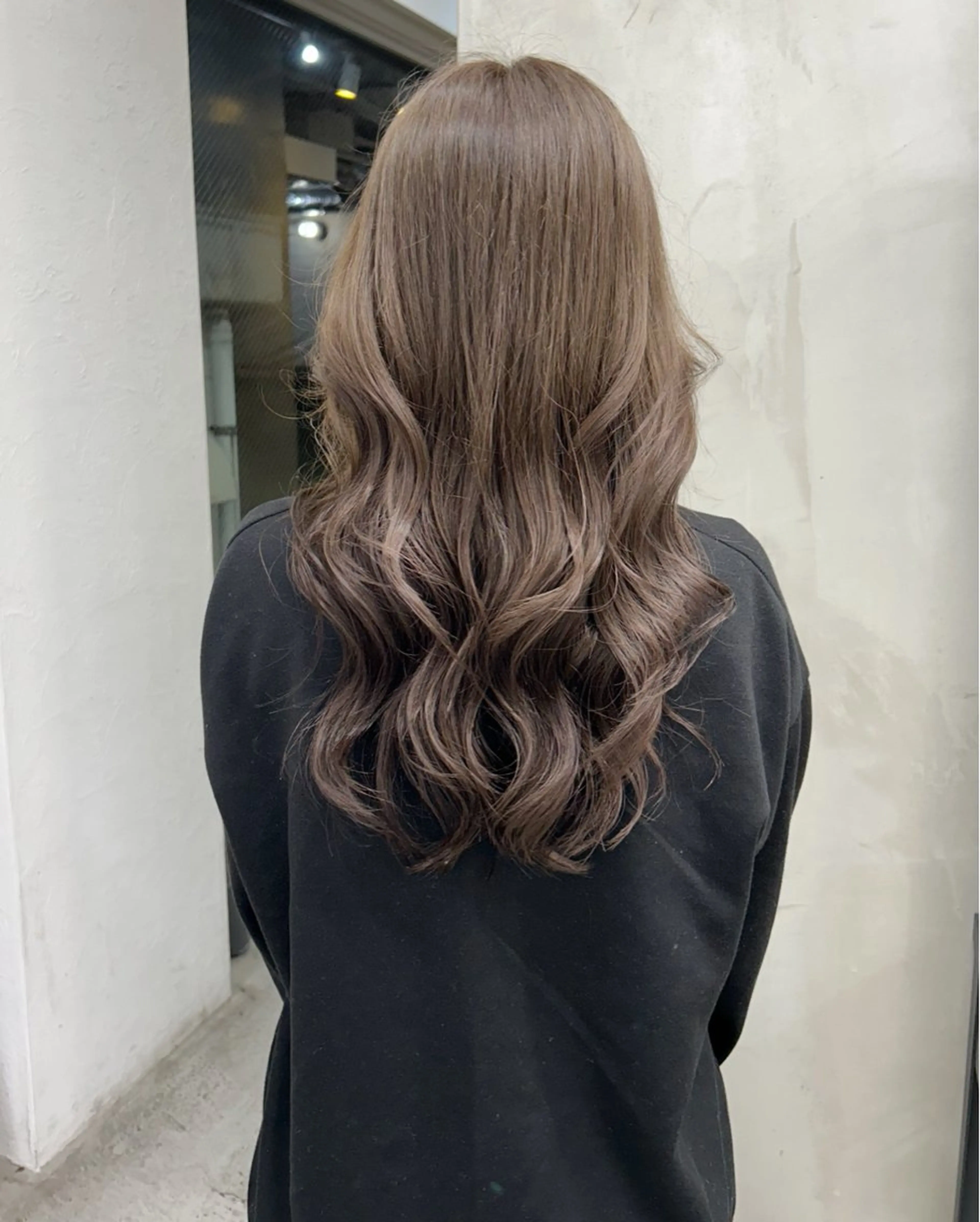 ロング カラー ヘアカラー 🫐寒色系カラー 🫐ヤマナカリリカのヘアスタイル