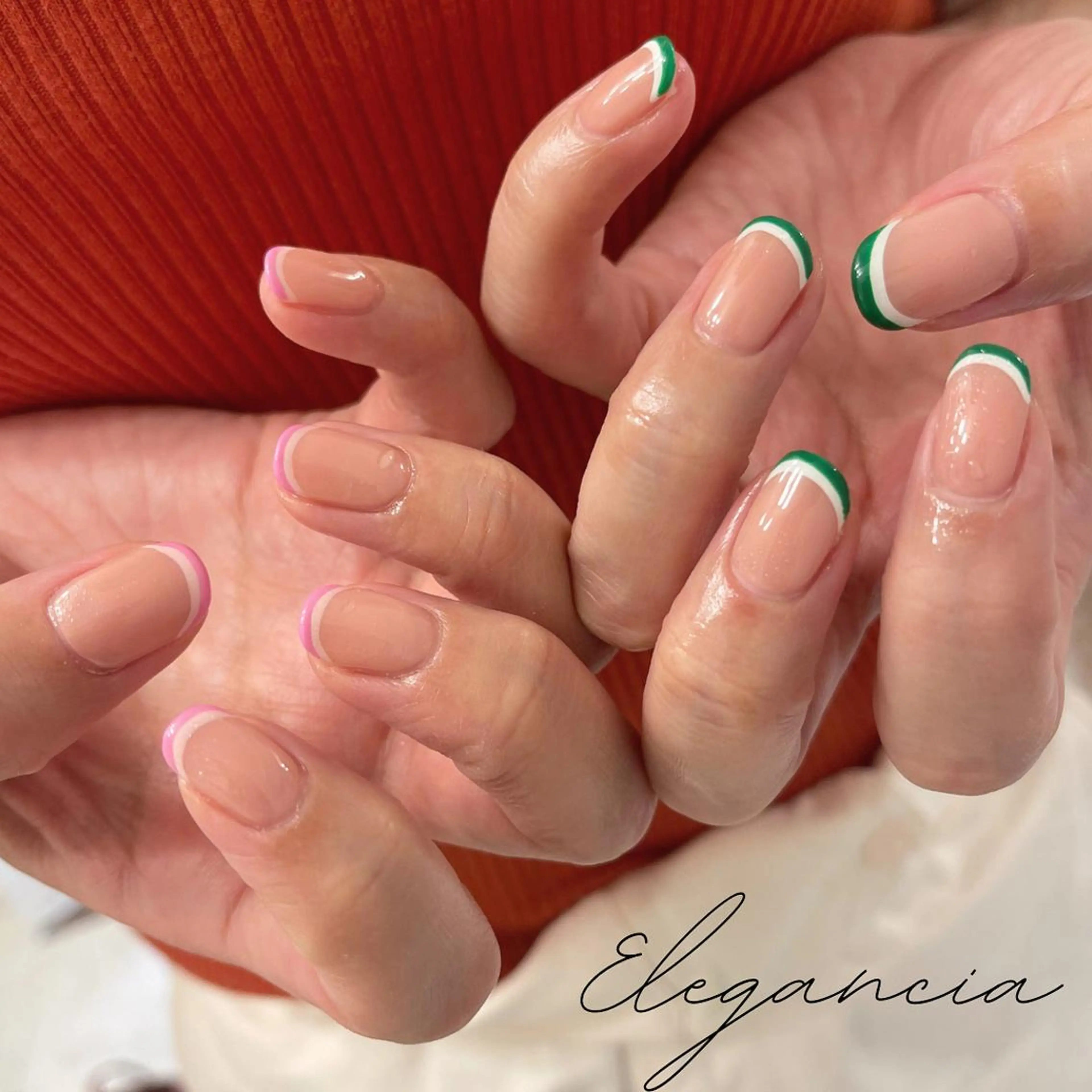カラー ネイル ハンドネイル Elegancia. Hiromiのネイルデザイン