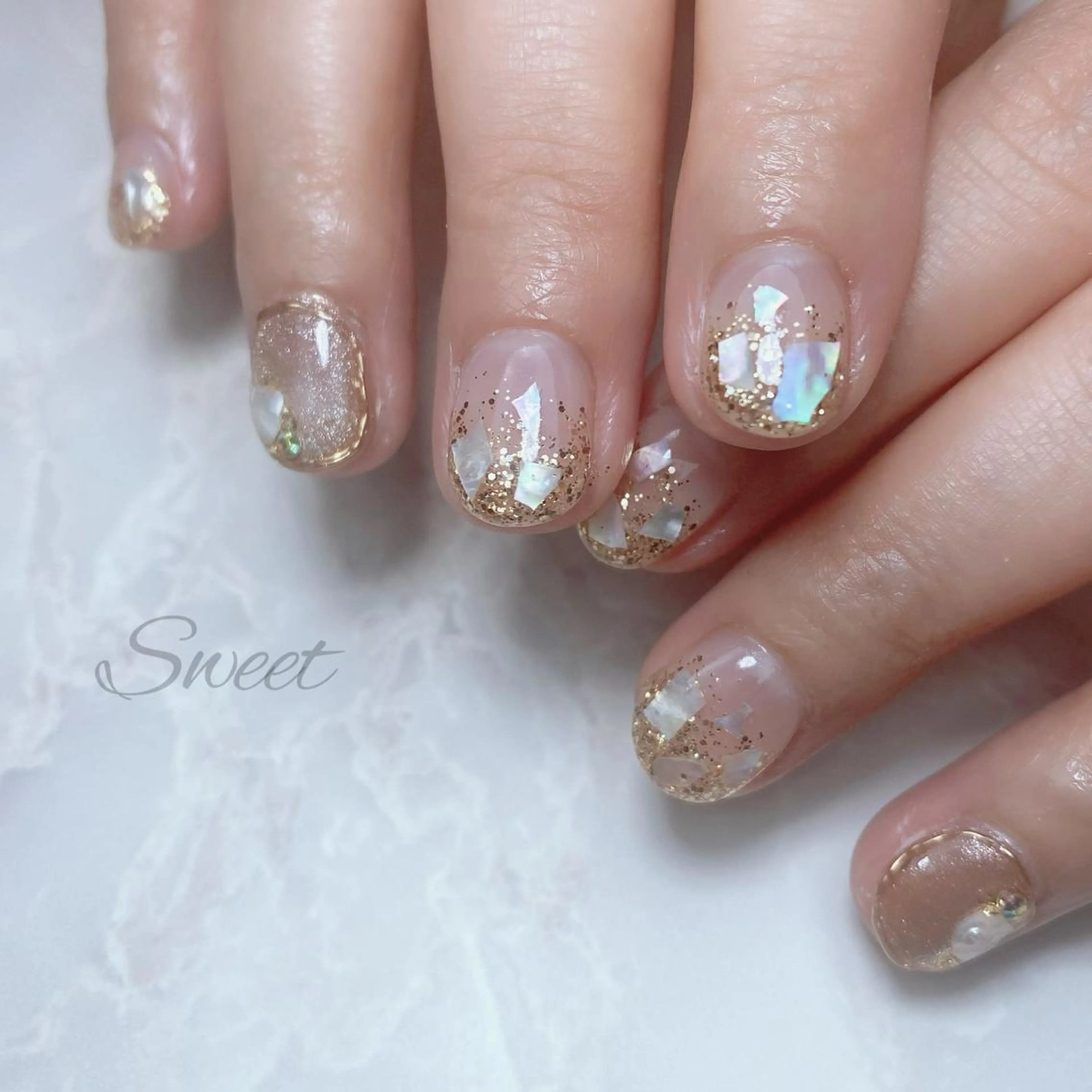 ネイル sweet 仲野陽子のネイルデザイン