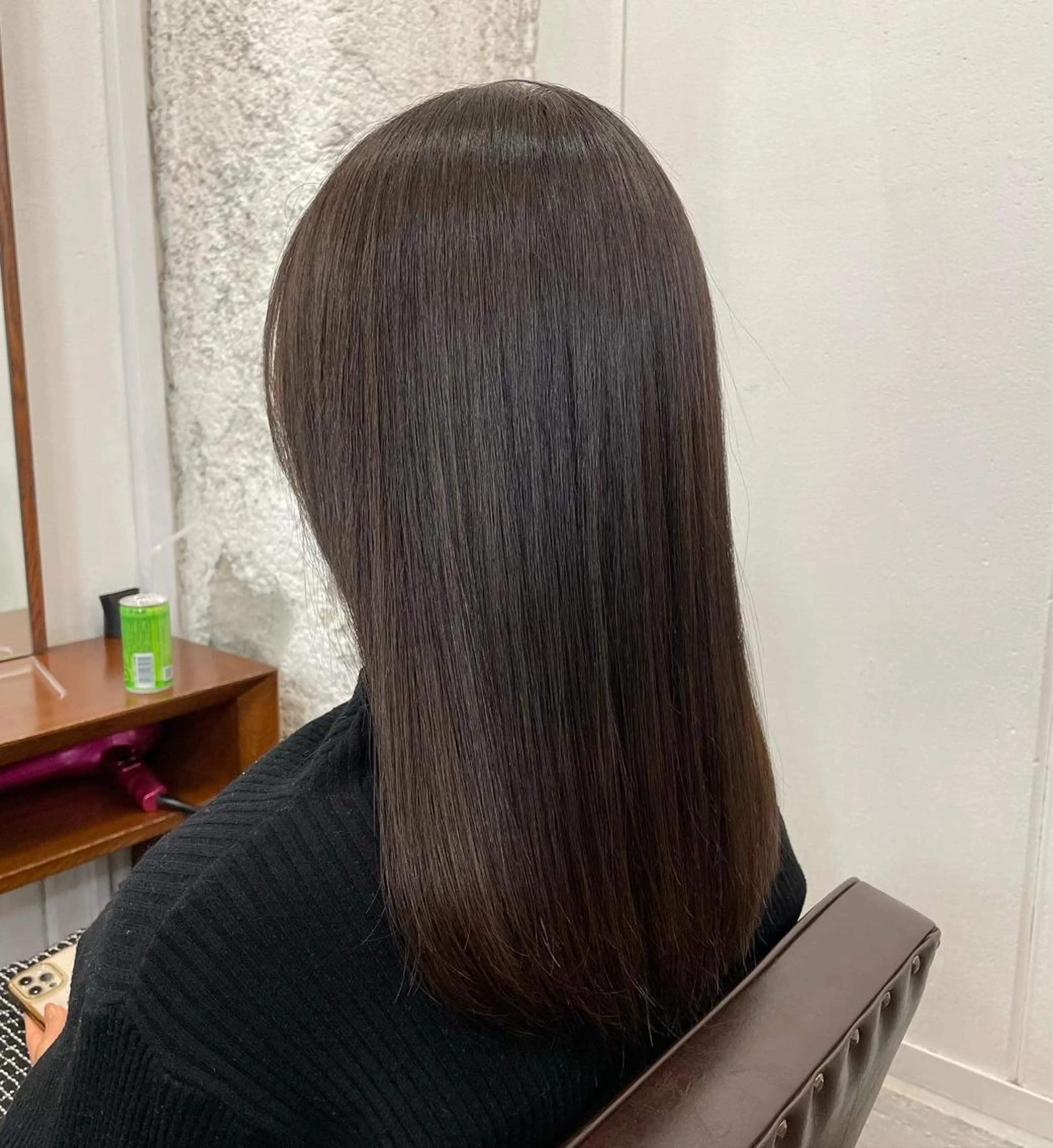 セミロング カラー カット 縮毛矯正 トリートメント ツヤ美髪💐 髪質改善/高山愛来のヘアスタイル