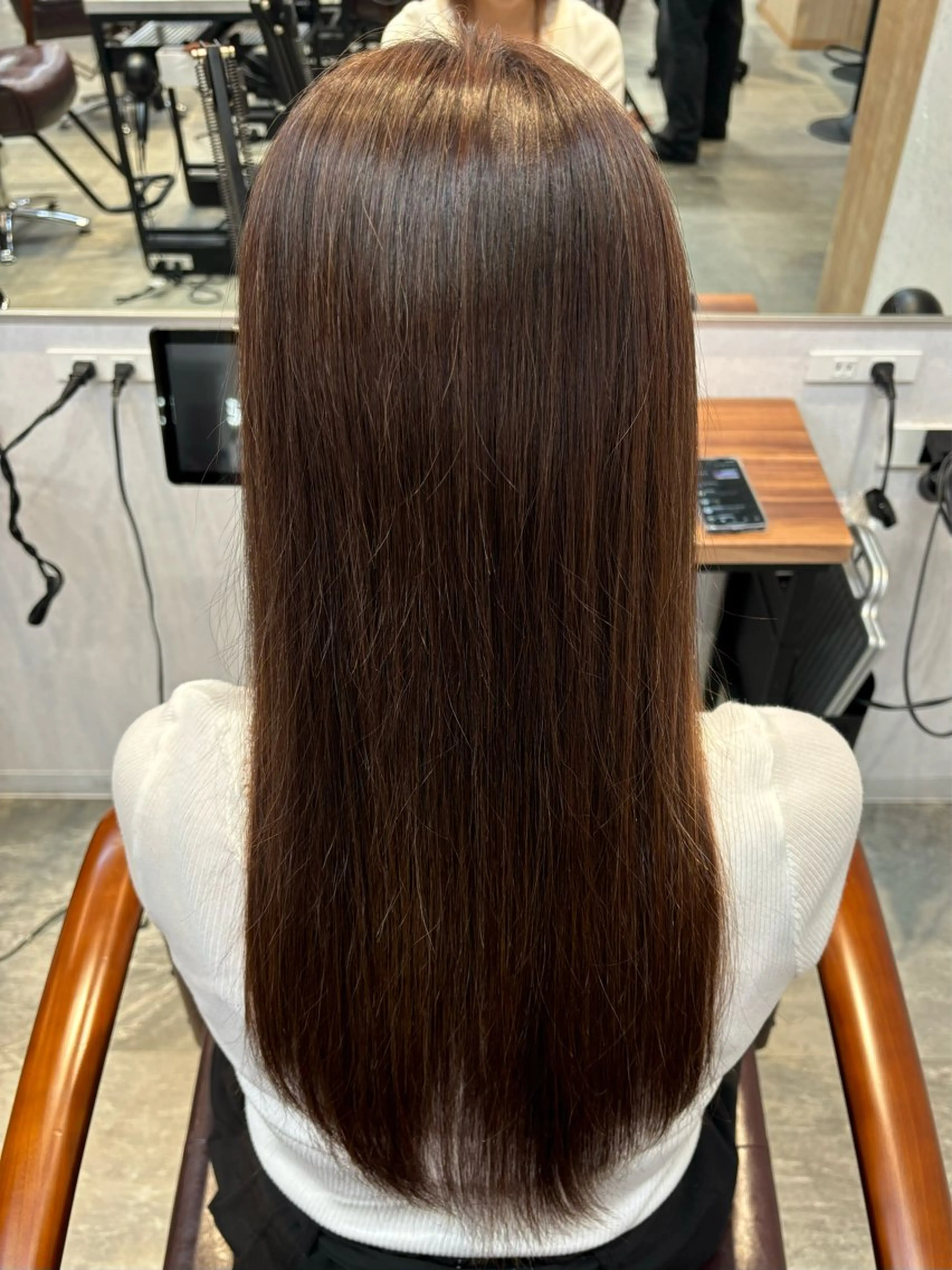 セミロング 縮毛矯正 縮毛矯正 ☁カラーモデル募集中 ☁️ つづみのヘアスタイル