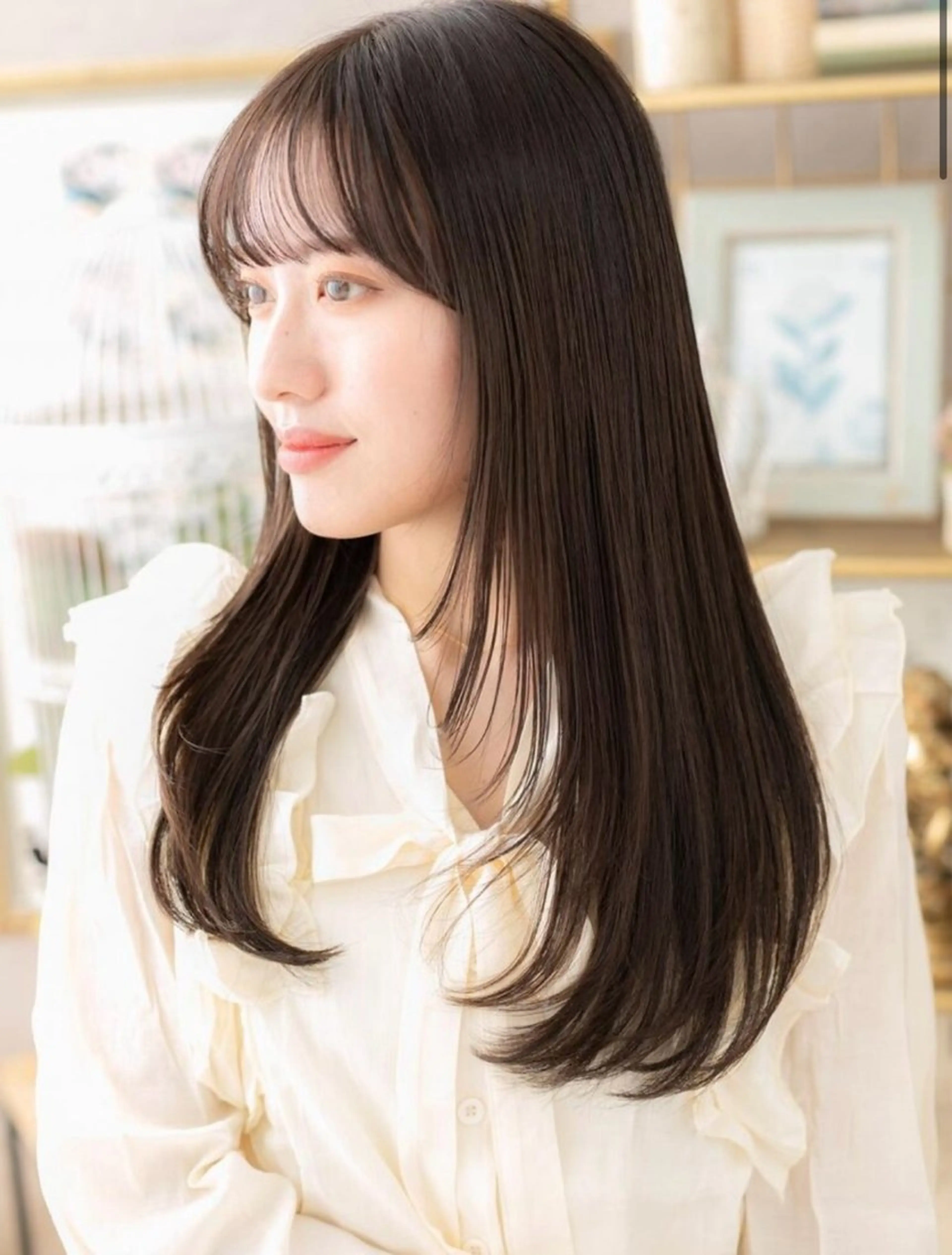 ロング カラー カバーヘアブリス上尾店所属・飯田 萌友のヘアスタイル