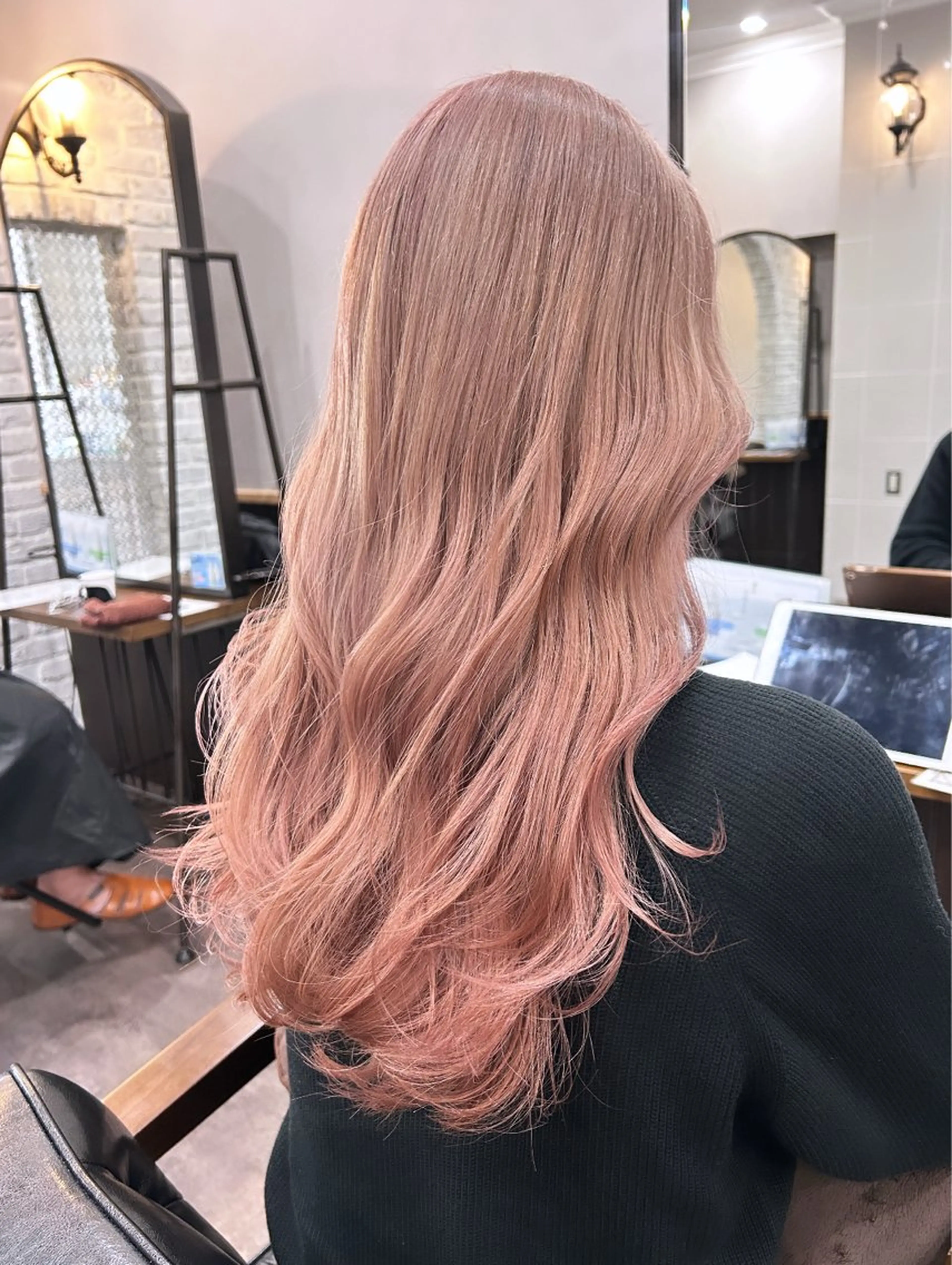 〖🫧🎀ケアブリーチ+カラー+うるつやトリートメント🎀🫧〗の写真