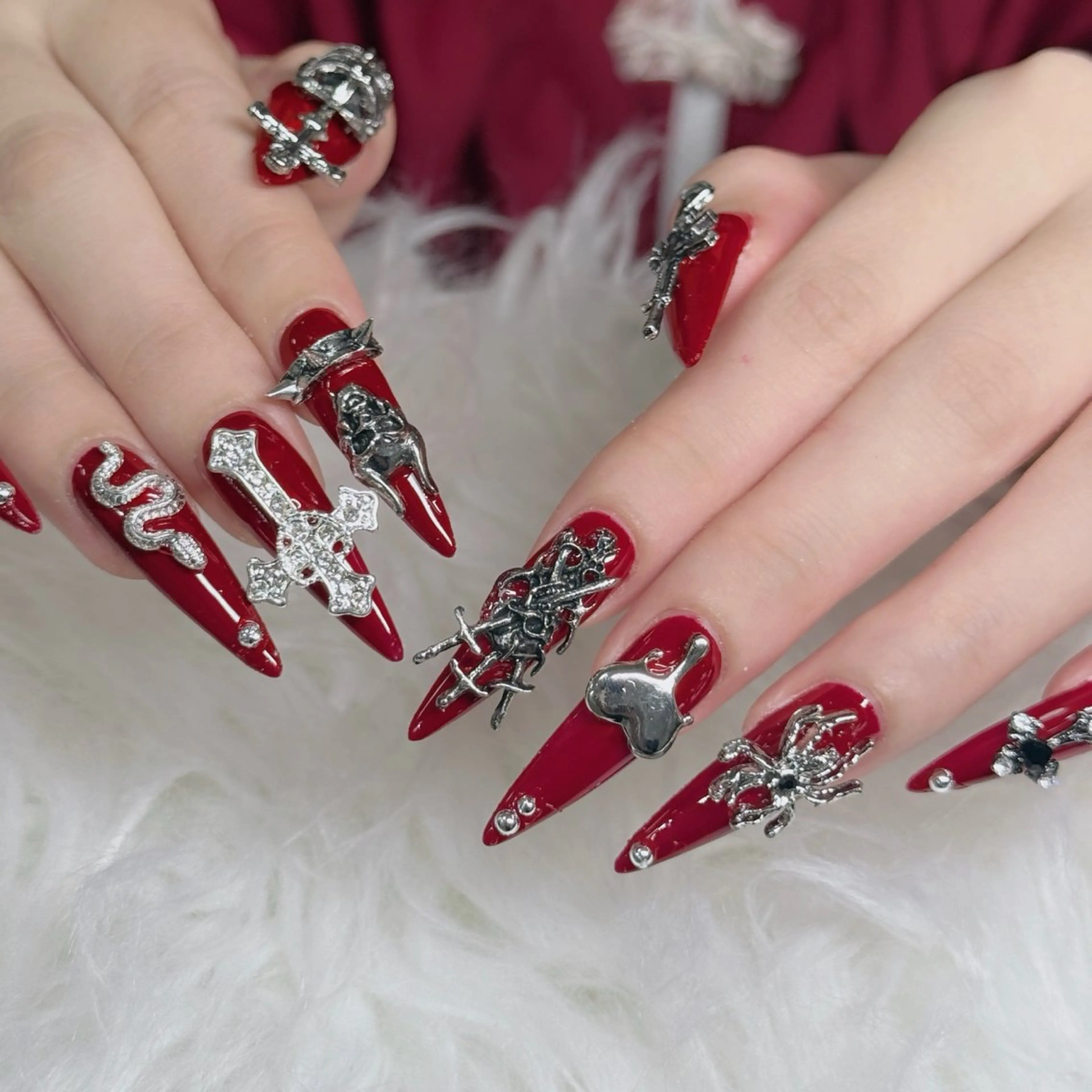 ネイル フットネイル フレンチネイル グラデーション 韓国ネイル ロングネイル ハンドネイル Hani Nail Salonのネイルデザイン