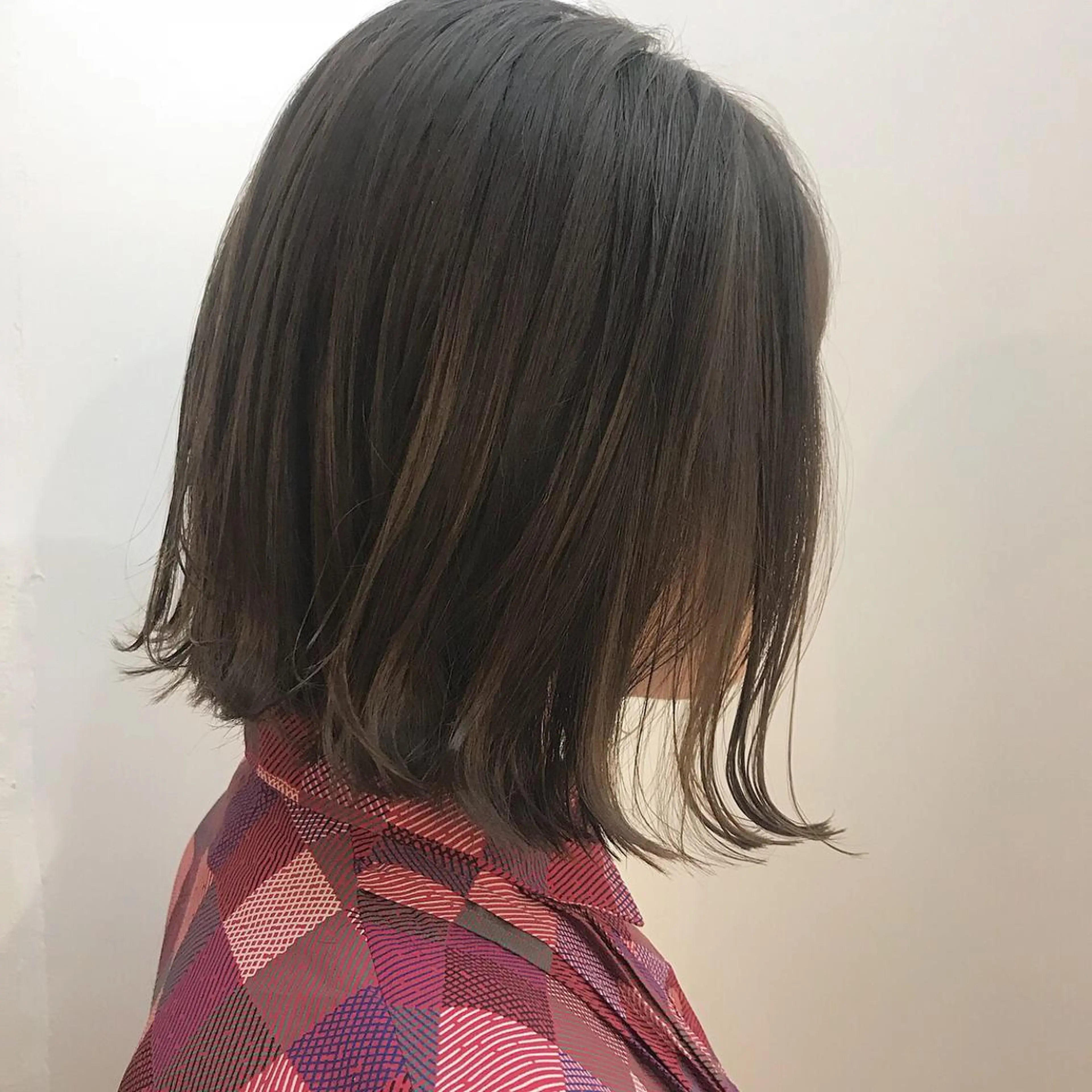 ショート ハイライト✖️ 暗髪🤎Nahoのヘアスタイル
