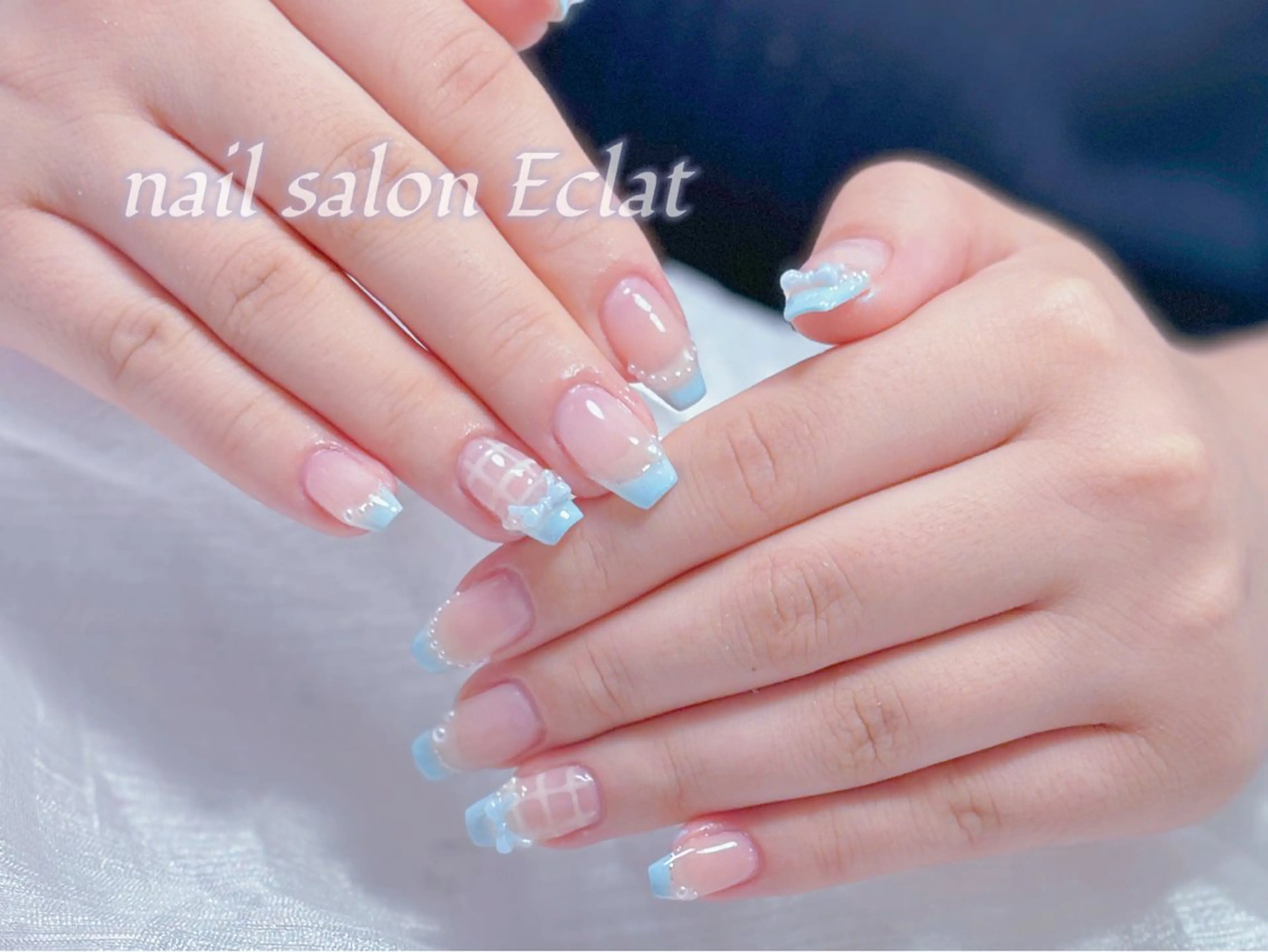 ネイル ハンドネイル ネイルサロンエクラ 🫧Shizukaのネイルデザイン