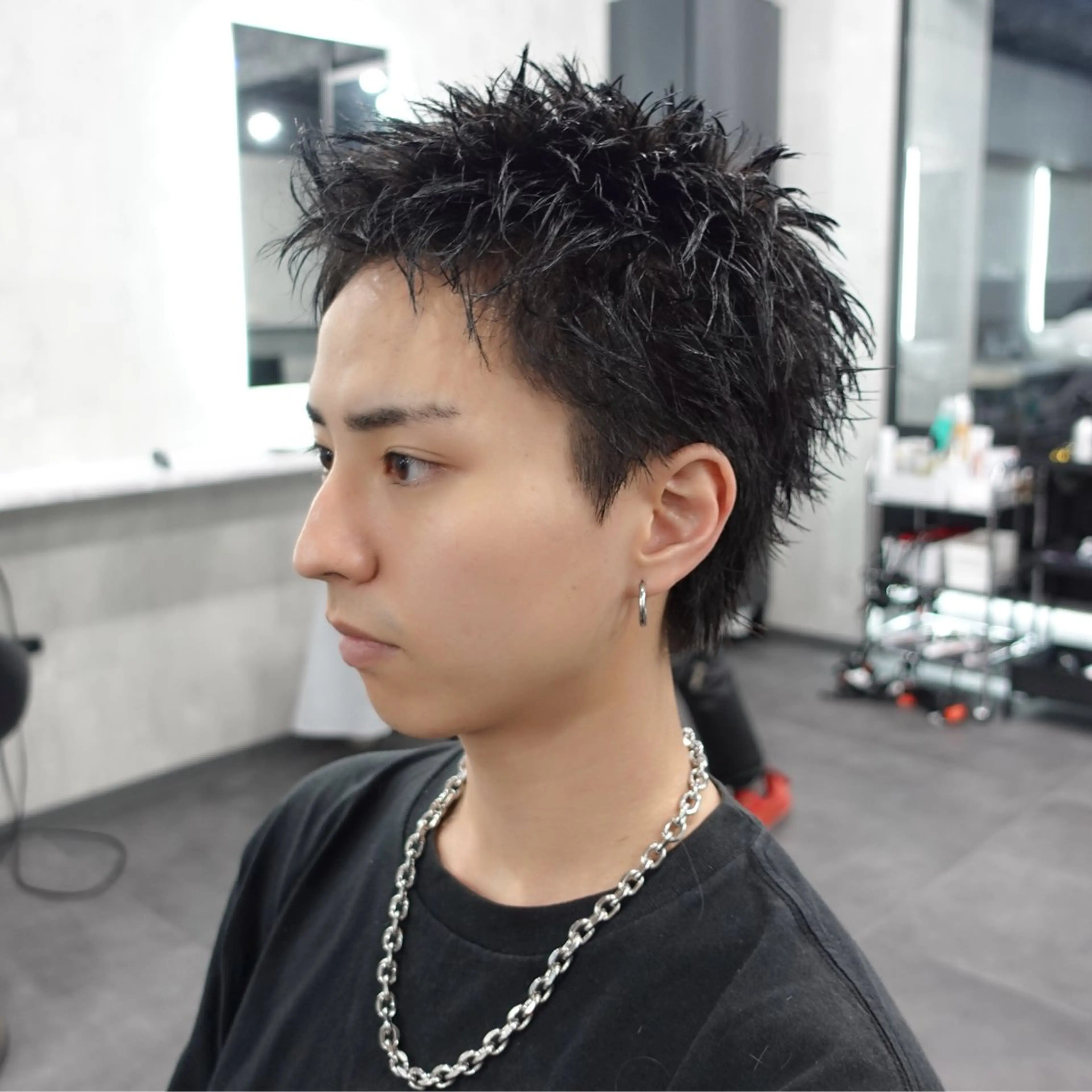 ショート メンズ メンズパーマ スパイキーショート 刈り上げ ショートヘア カット スパイキーショート/ 短髪/渋谷/kiyoのヘアスタイル