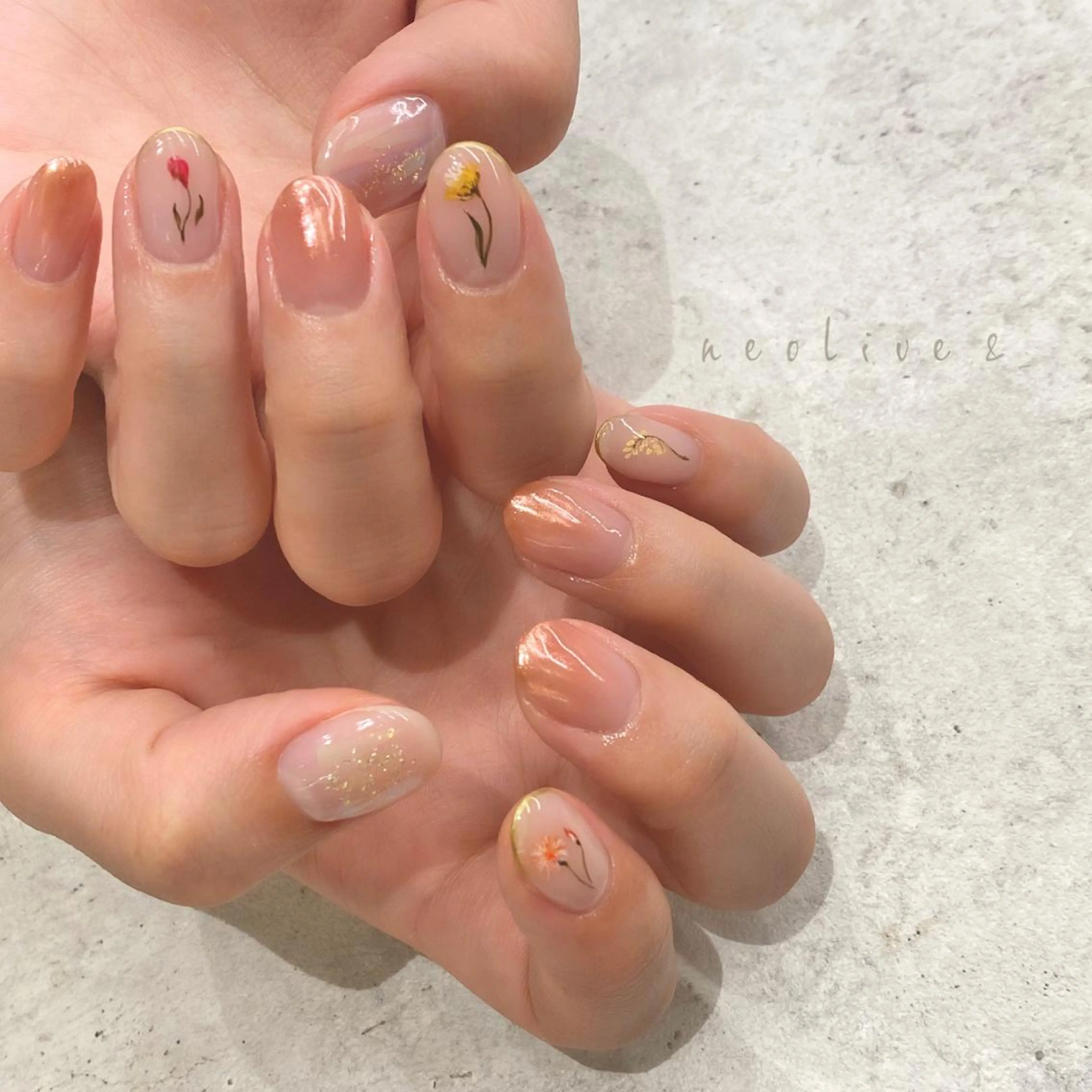 ネイル ハンドネイル Yuriko Omi パラジェル/渋谷のネイルデザイン