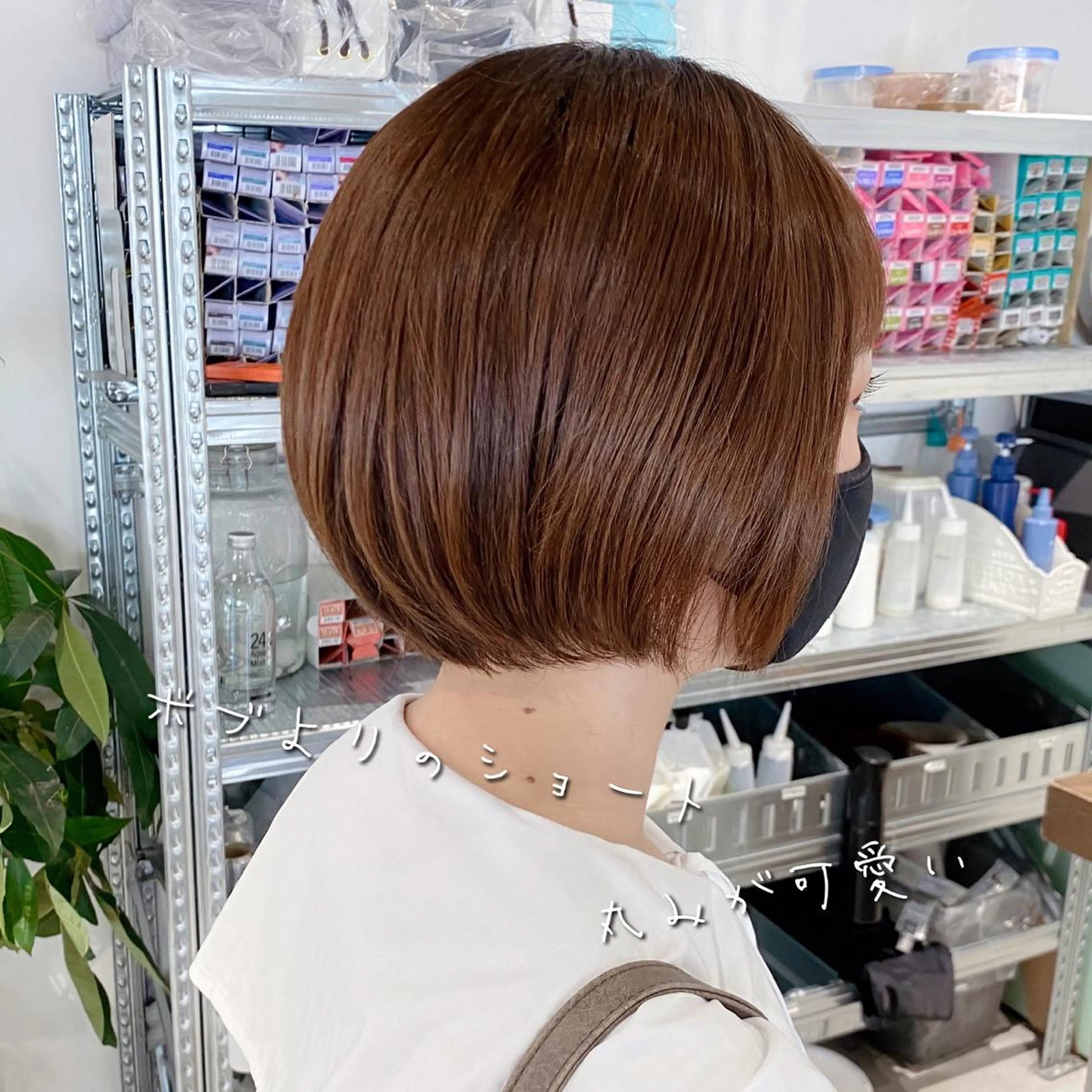 ショート カット ヘアカラー トリートメント ✨圧倒的満足度◎ 小顔美人ショート✨佃のヘアスタイル