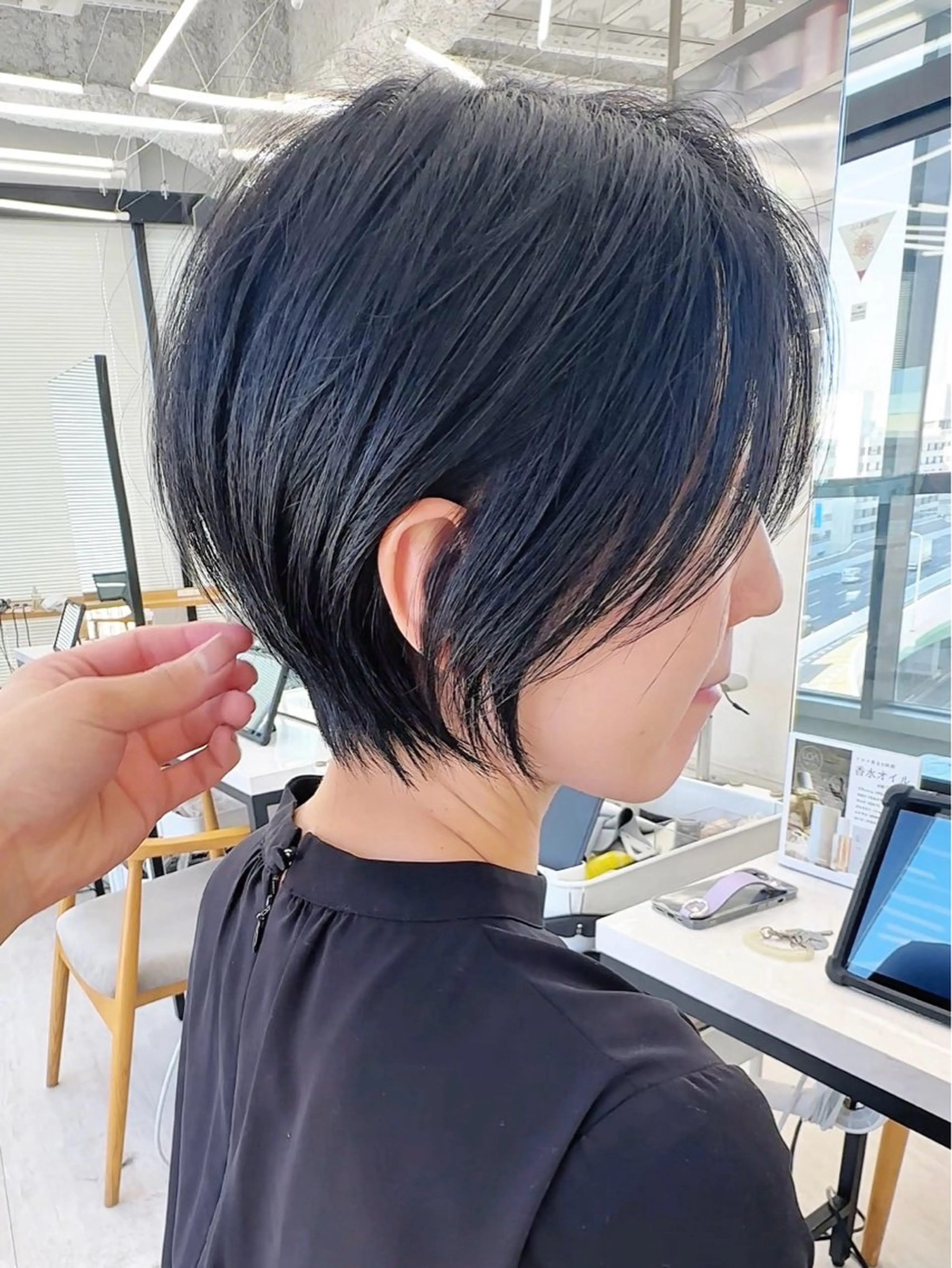 ショート カラー ショートヘア カット ヘアカラー トリートメント 名古屋/艶カラー🫧 /アレンジ/ショートのヘアスタイル