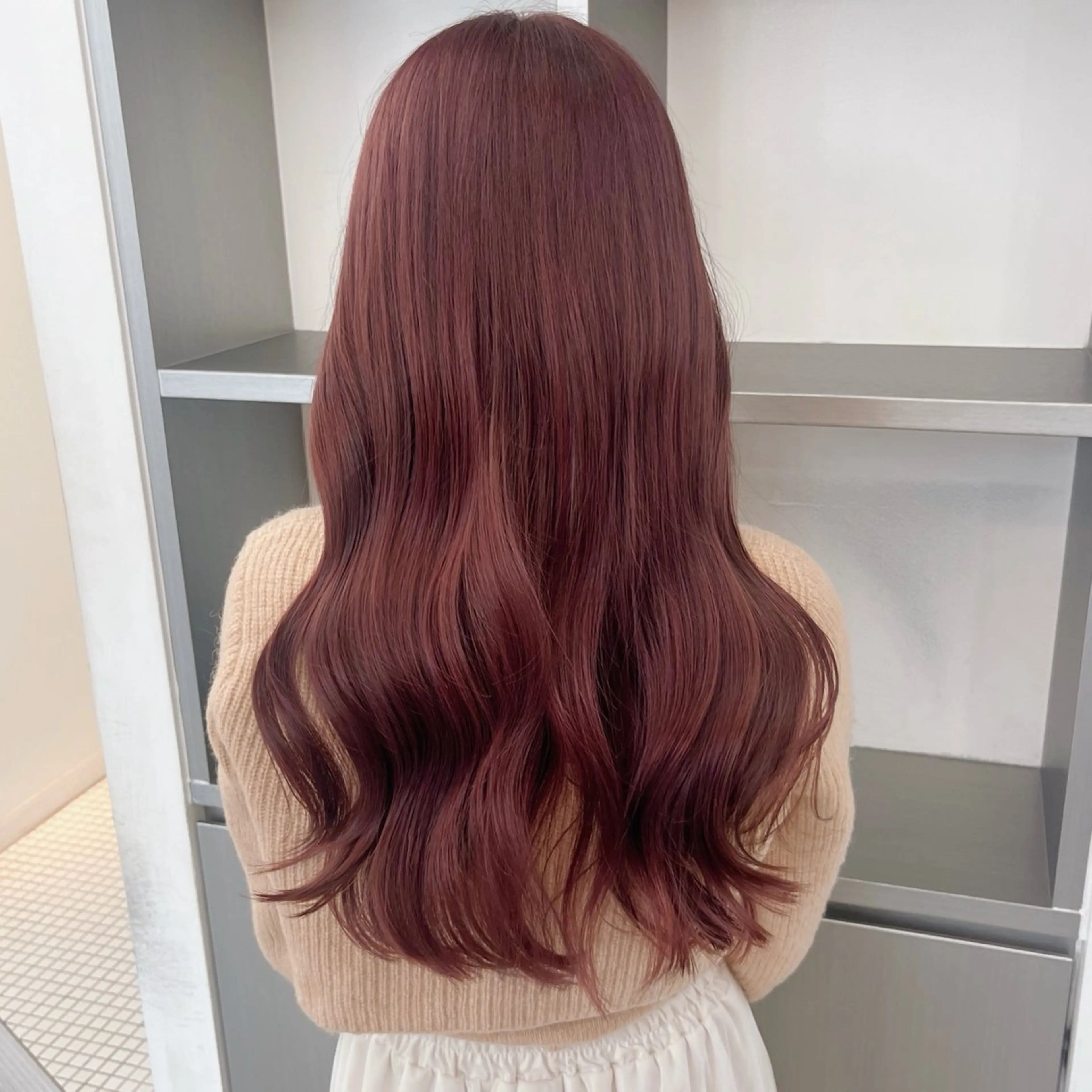 ロング ヘアカラー トリートメント 🍒暖色✖️レイヤー ／Haruna🍒のヘアスタイル