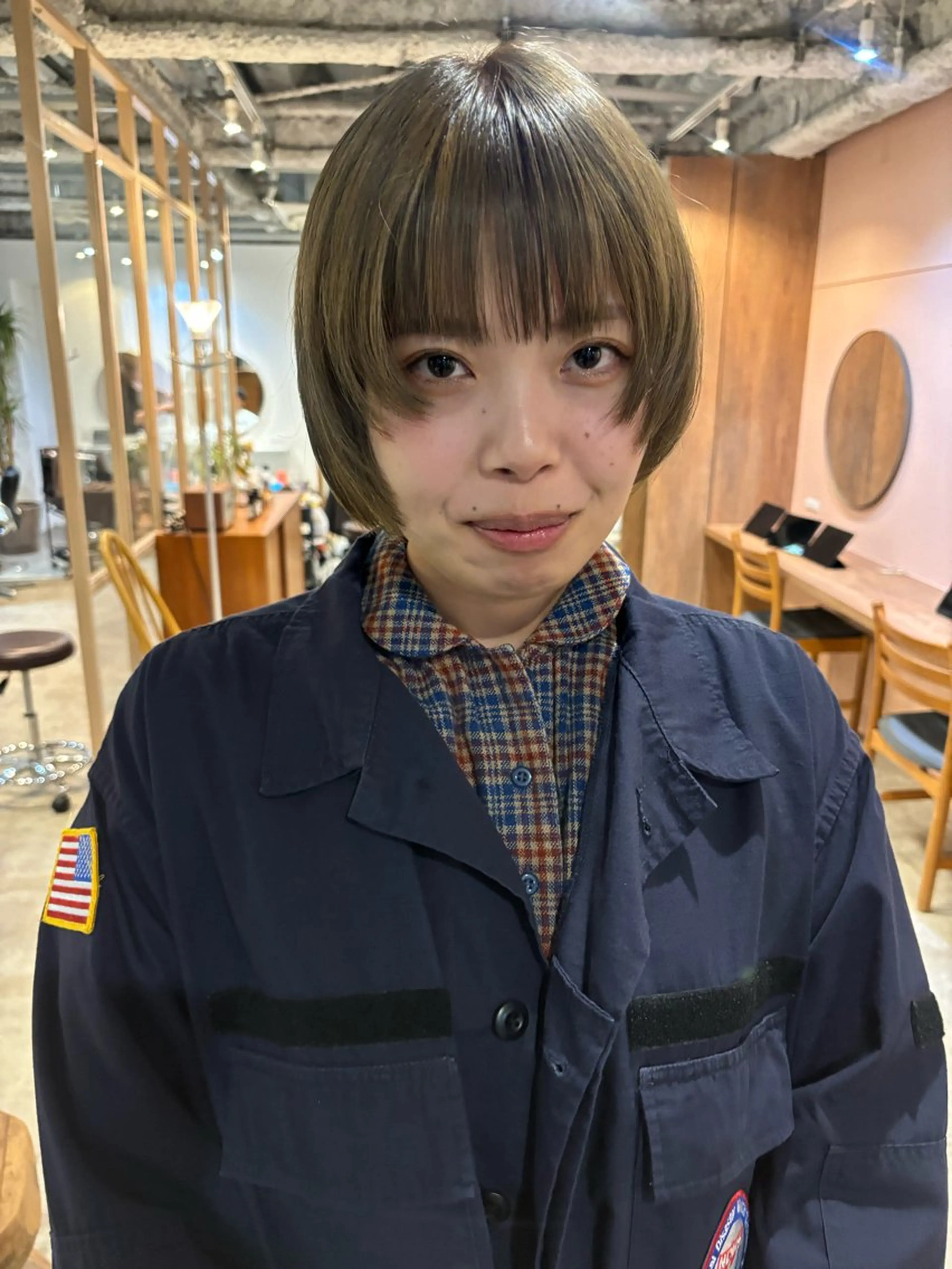 ショート カラー カット ヘアカラー トリートメント Hayashi Shioriのヘアスタイル