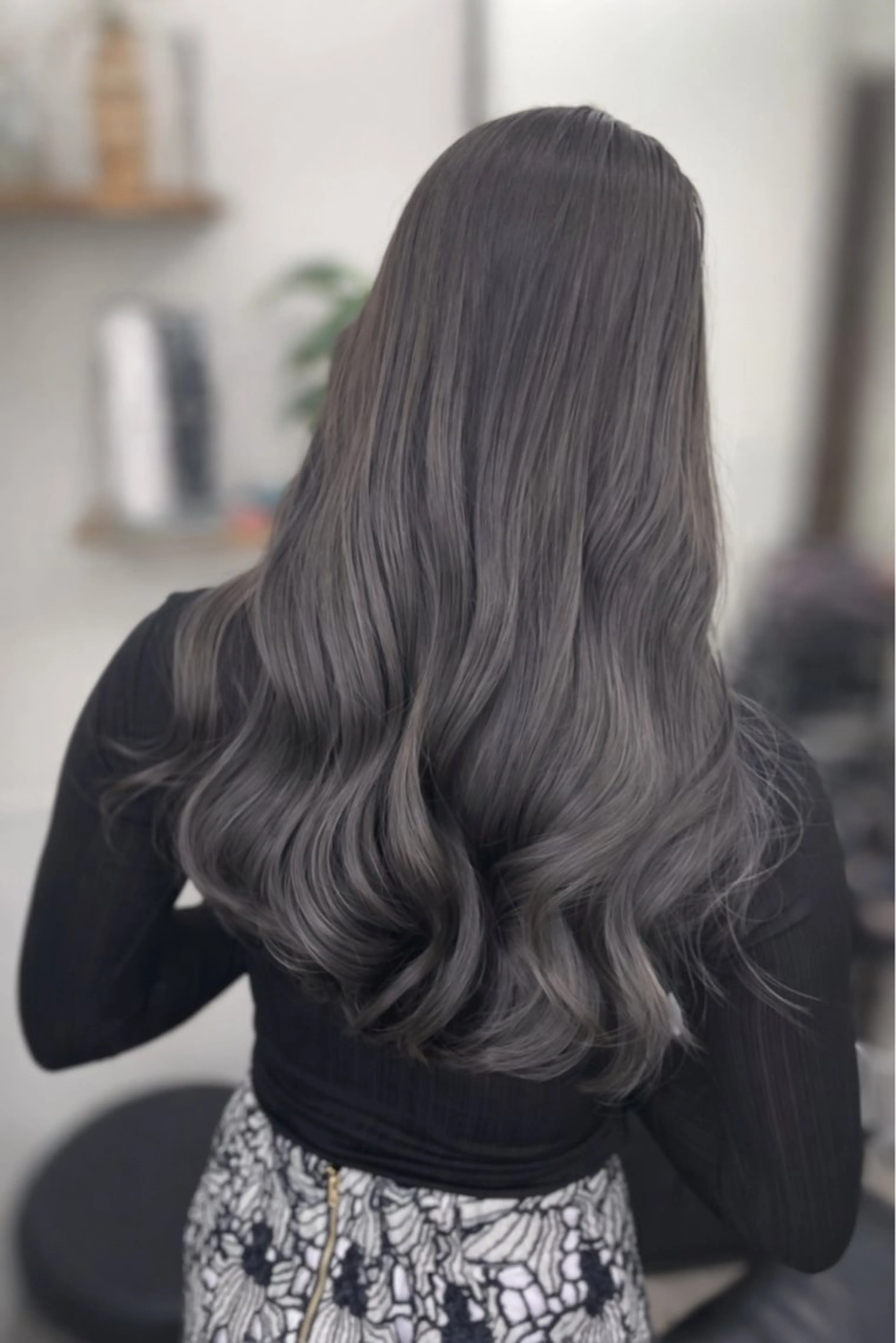 ロング カラー グレージュ カット ヘアカラー トリートメント 💗大人艶×髪質改善 カラー💗AYAKIのヘアスタイル