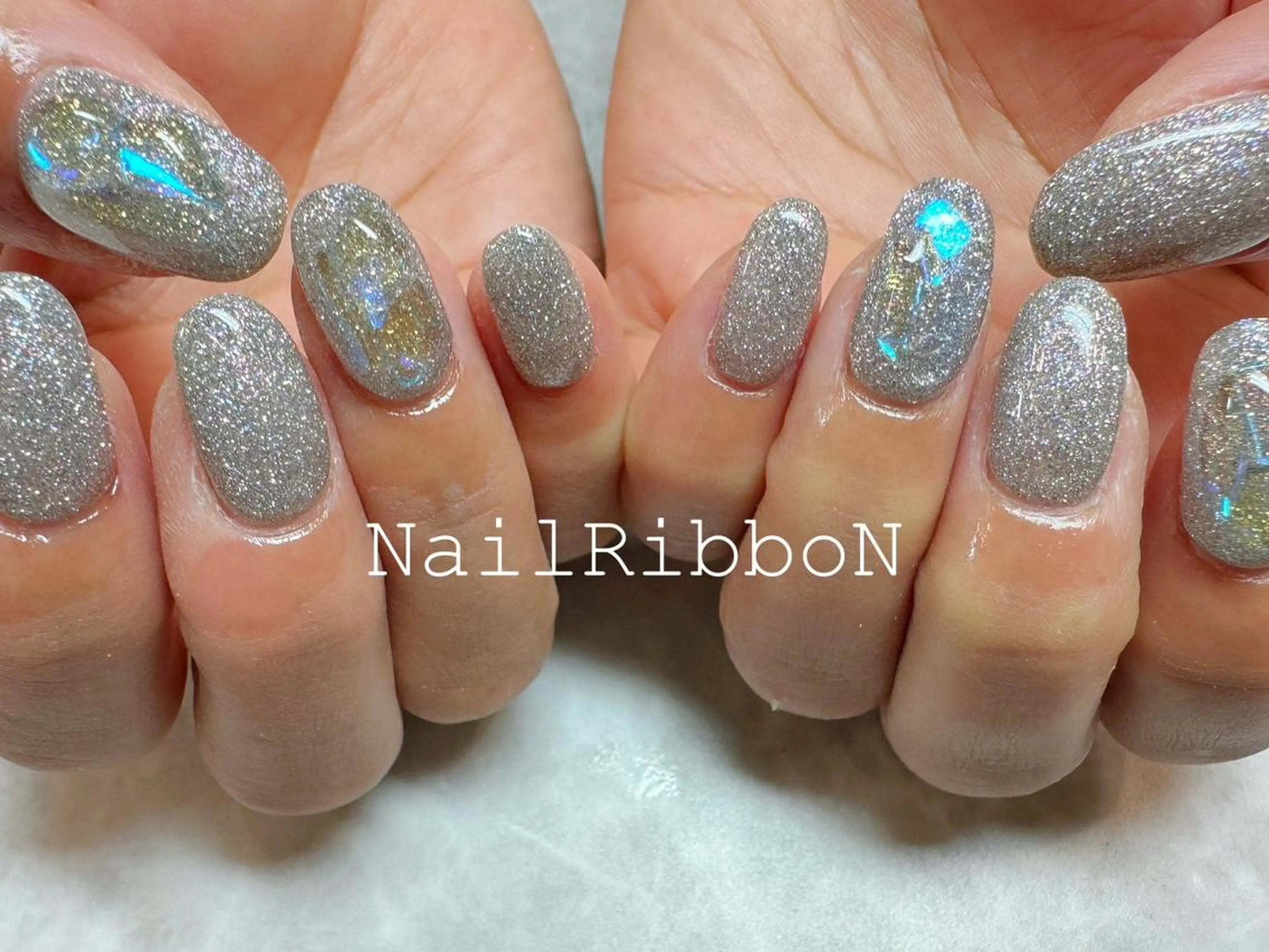 ネイル ネイルリボン 石田のネイルデザイン