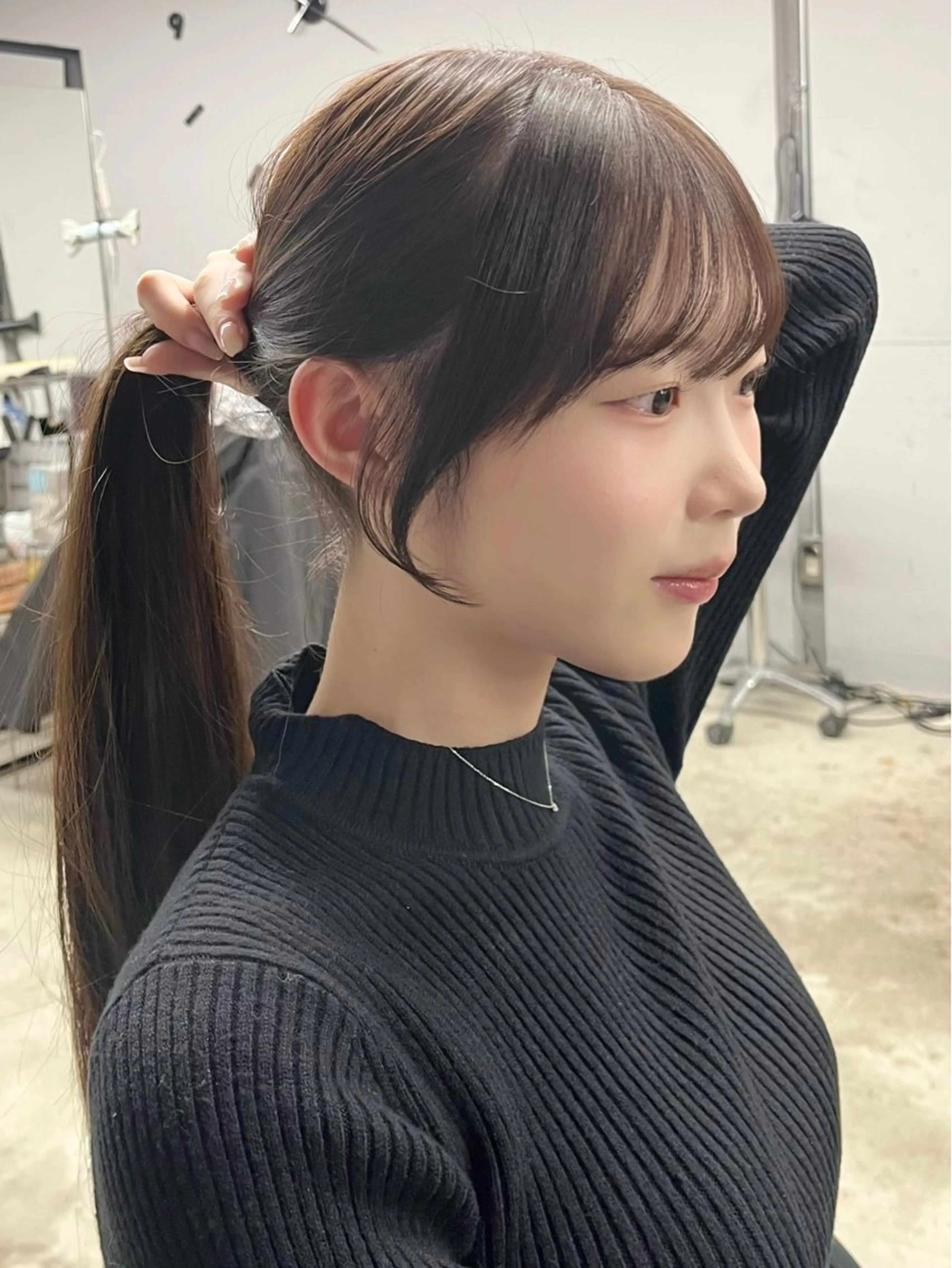 ロング col sapporo所属・あざと可愛い💓 盛れる顔まわり/uiのヘアスタイル