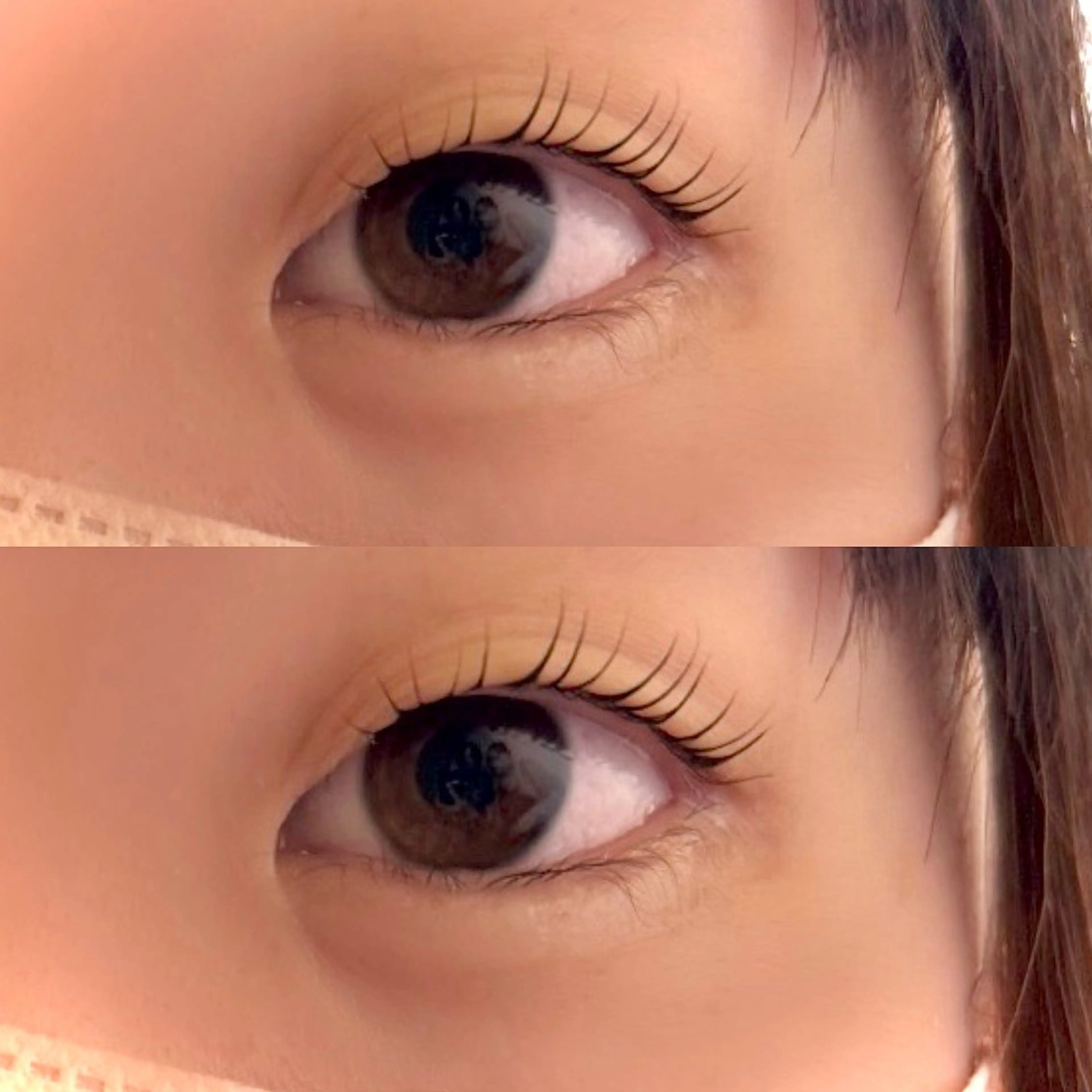 マツエク・マツパ ナチュラル まゆ毛とまつ毛　似合わせ専門店　Be. Eyelash&Eyebrow　岡山田町店所属・まつパ🎀 Mokaのマツエク・マツパデザイン