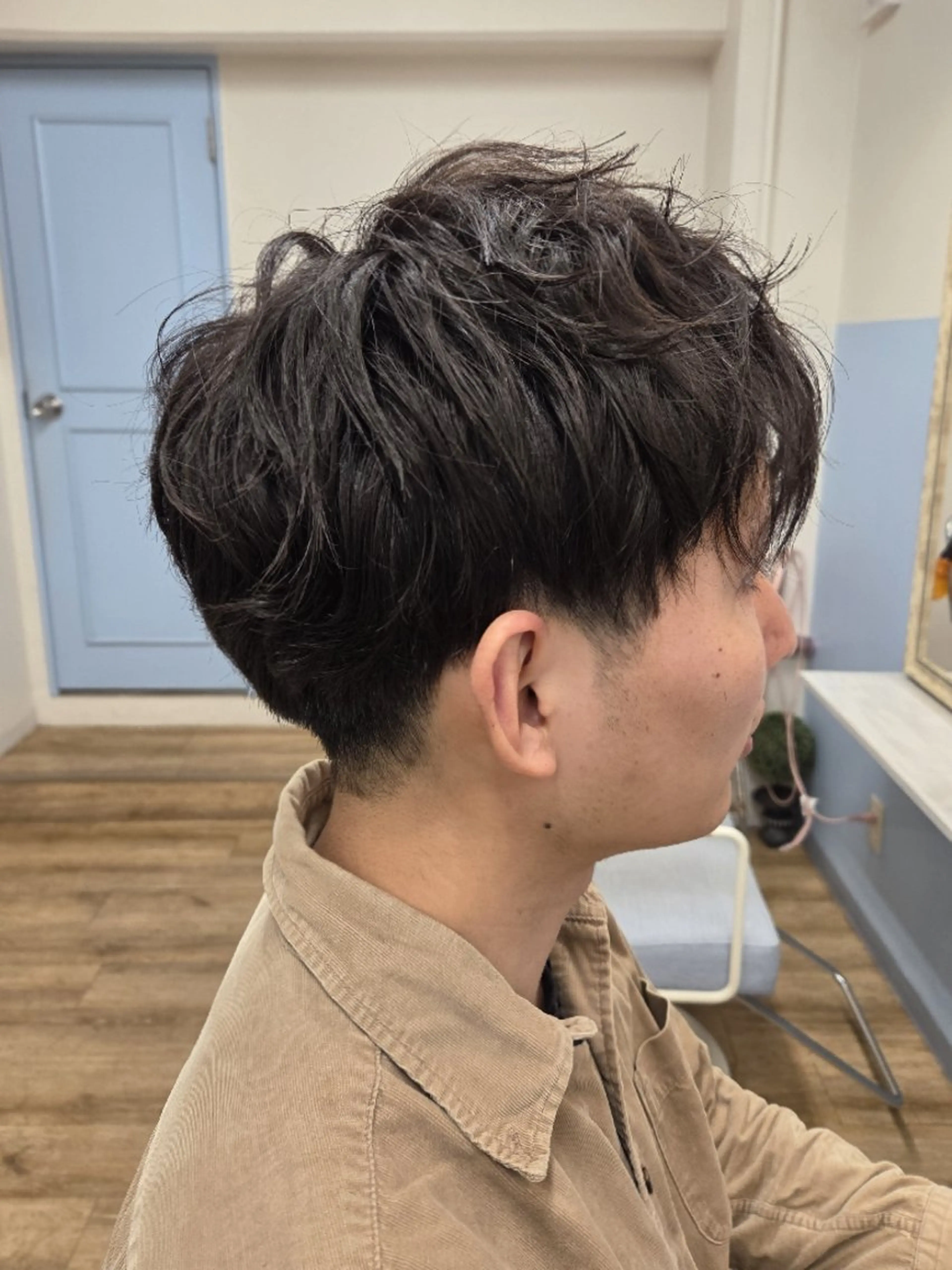 ショート パーマ カット パーマ のむら りさのヘアスタイル