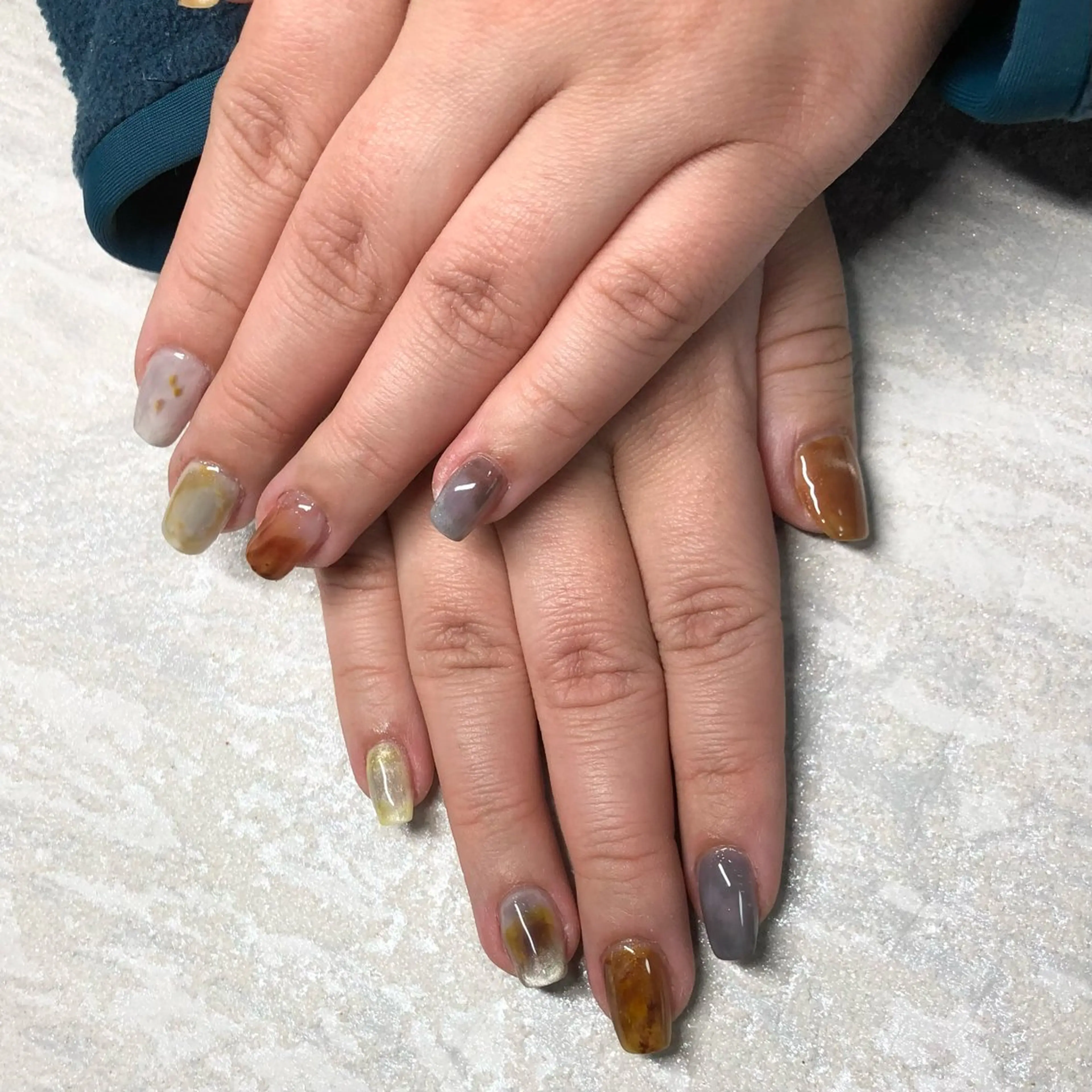 ネイル ニュアンスネイル Nail Salon Luno所属・Luno ルノ ⌇ササのネイルデザイン