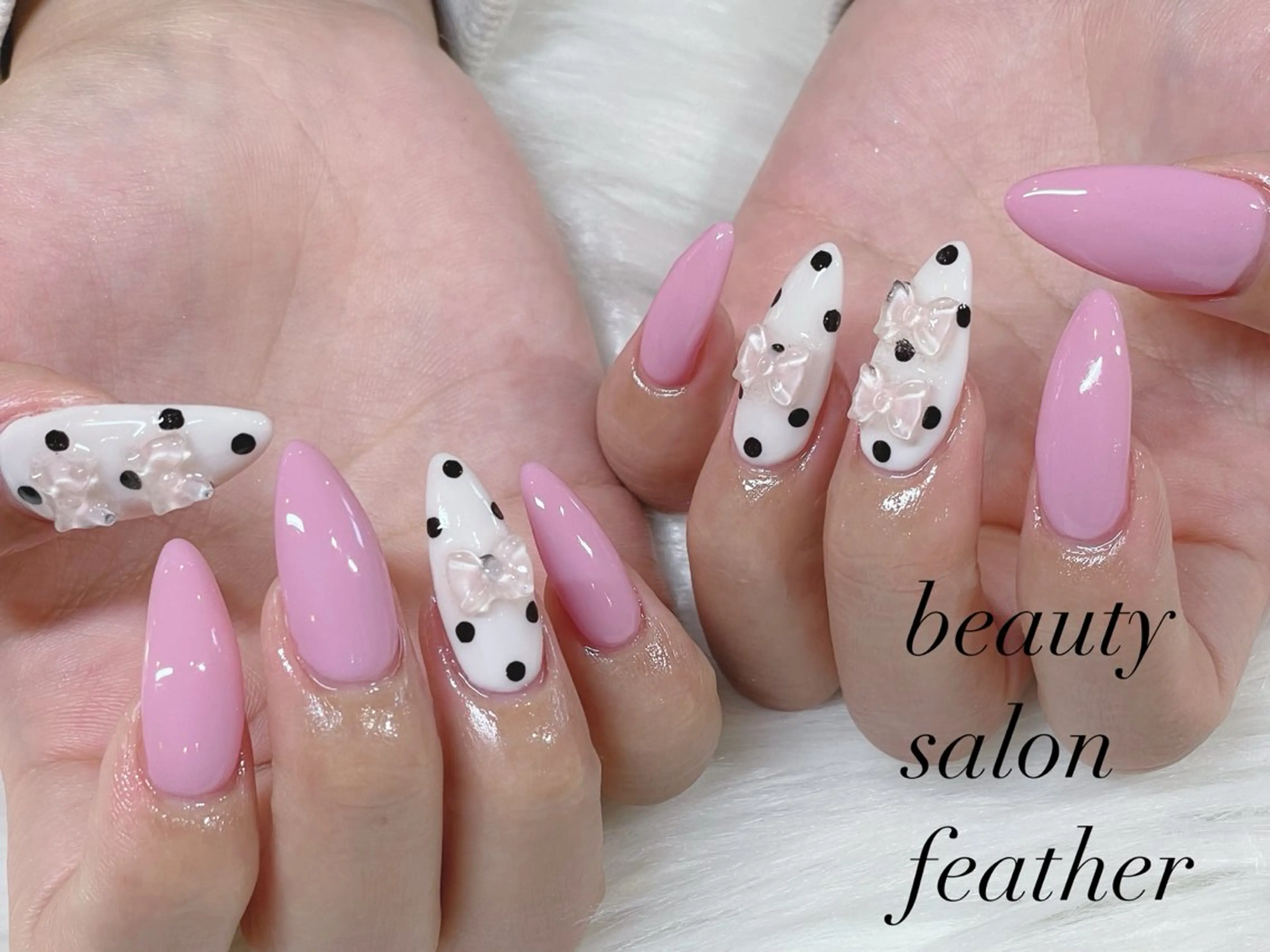ネイル 持ち込み ハンドネイル beauty salon feather所属・feather MAIのネイルデザイン