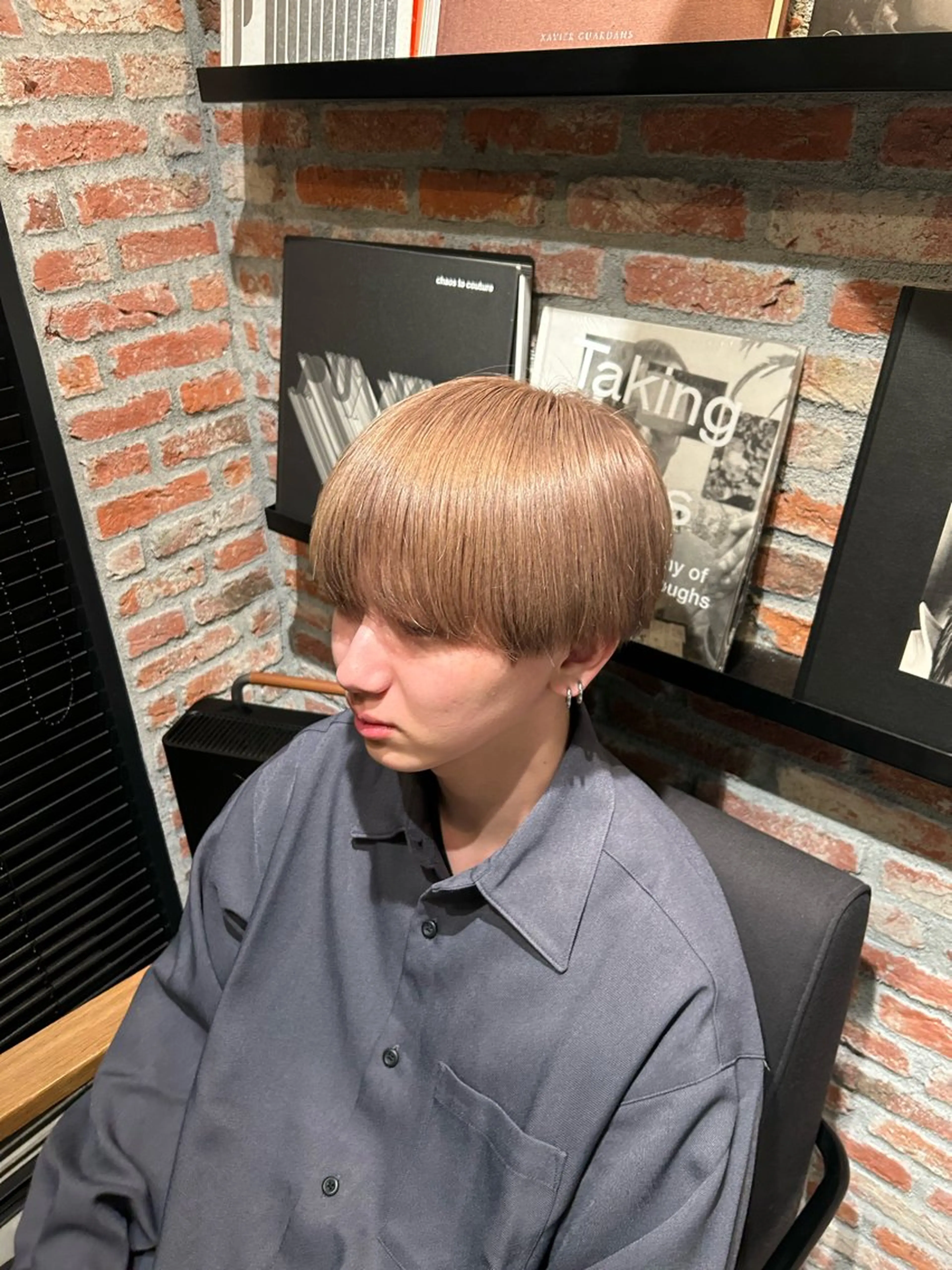 カラー メンズ ヘアカラー organic＋atelier所属・りお ブリーチ/パーマのヘアスタイル