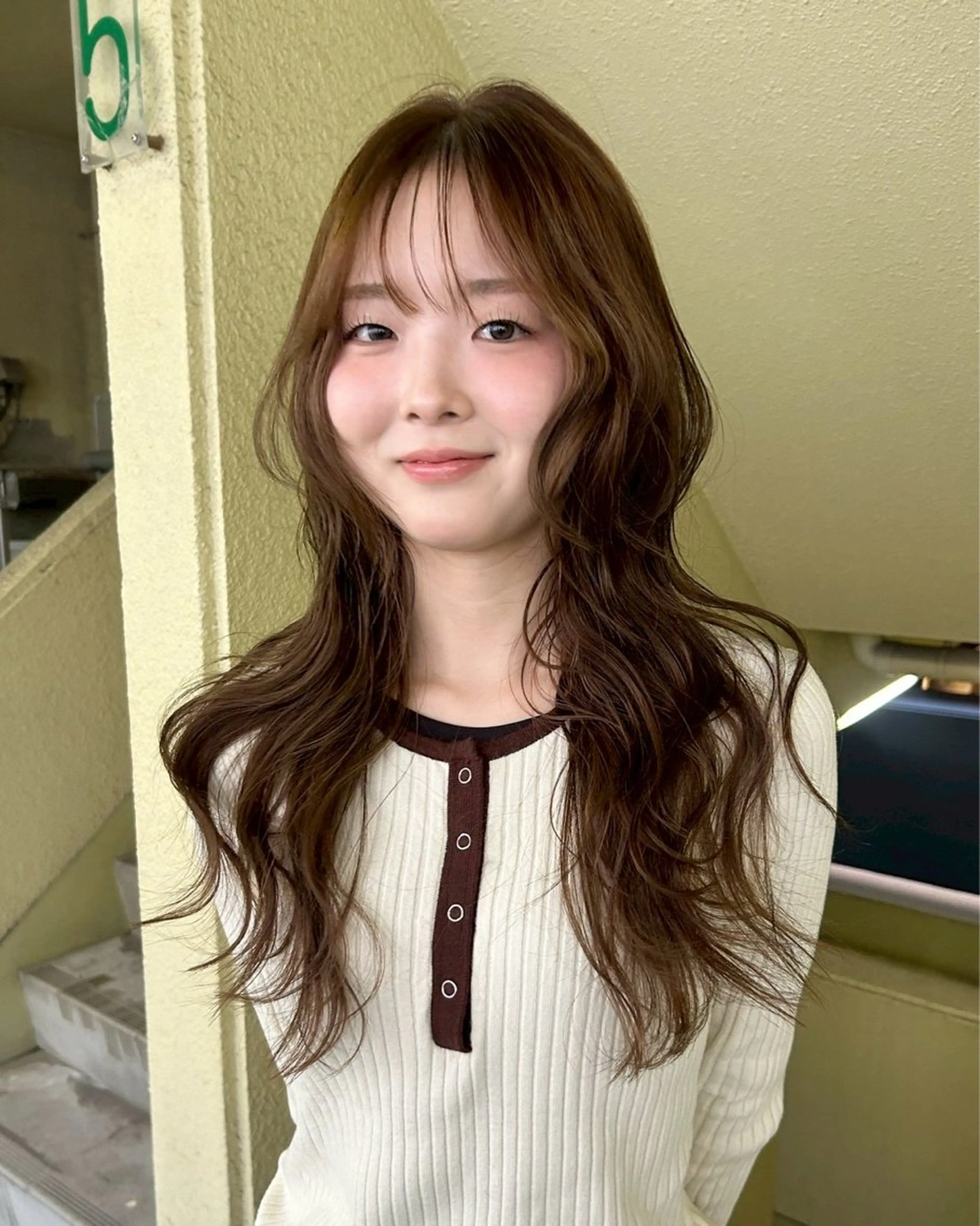 ロング カラー ブラウンカラー オレンジ オレンジブラウン トリートメント 透明感似合わせカラー 🍀あかり🍀のヘアスタイル