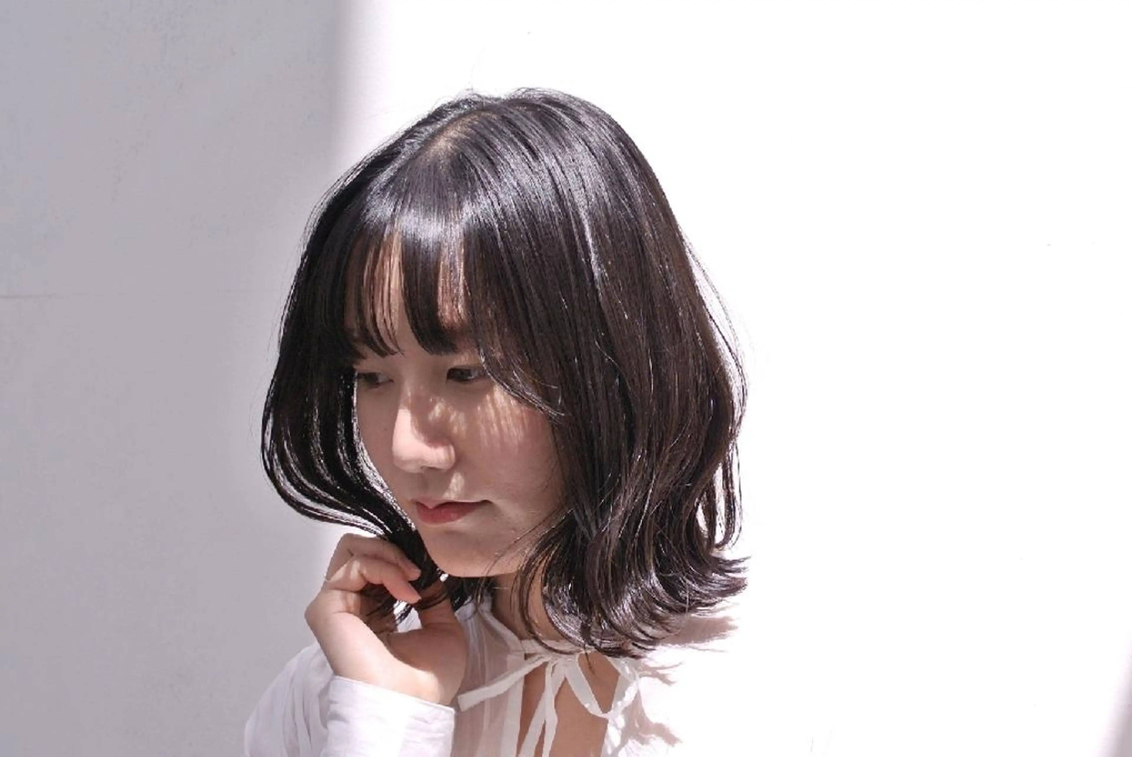 ミディアム 樋口 千尋のヘアスタイル