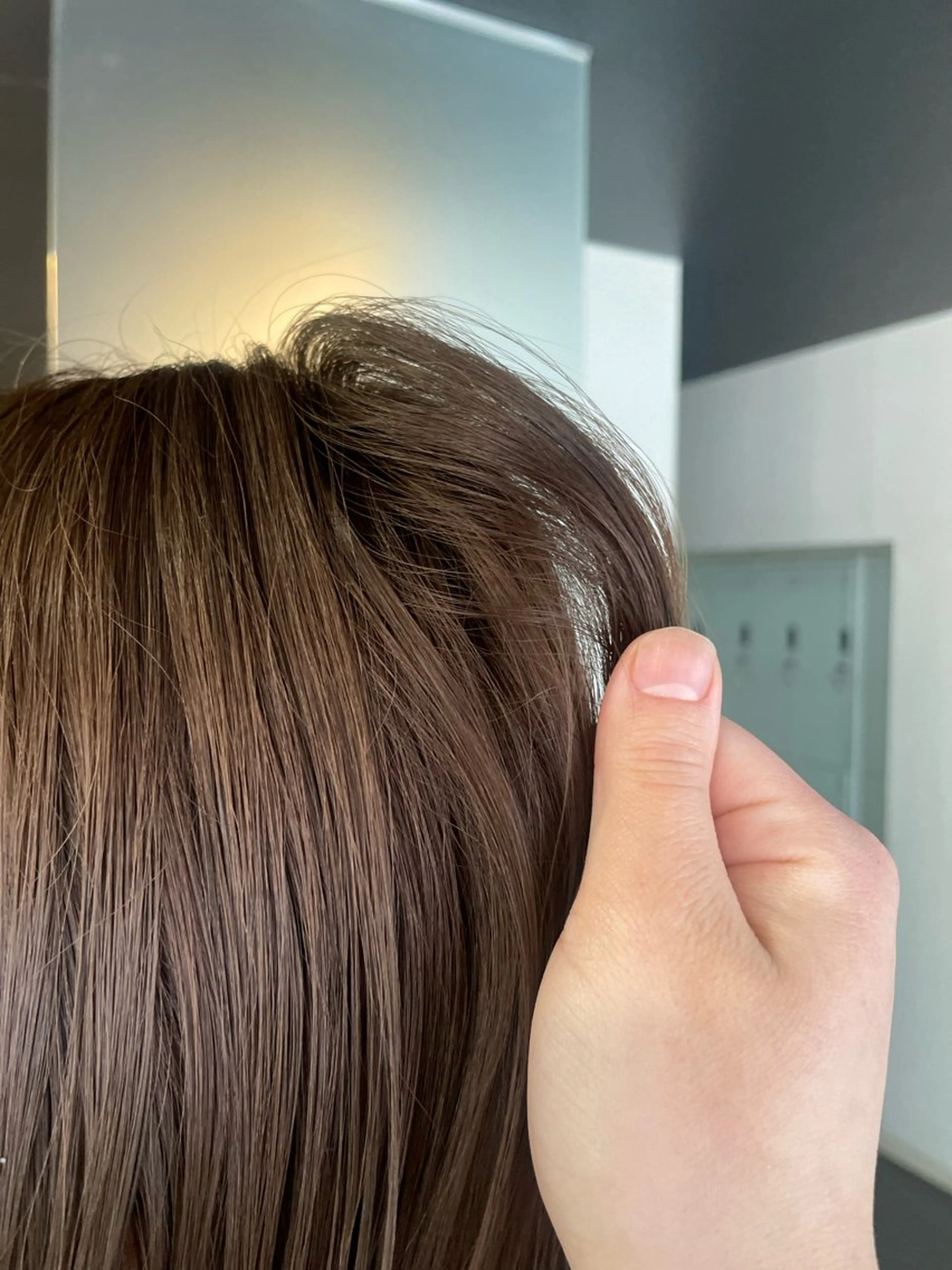 ミディアム カラー ベージュカラー 透明感カラー 髪質改善 トリートメント ヘアカラー トリートメント ハイトーン/パーソナ ルカラー診断・ユキノのヘアスタイル