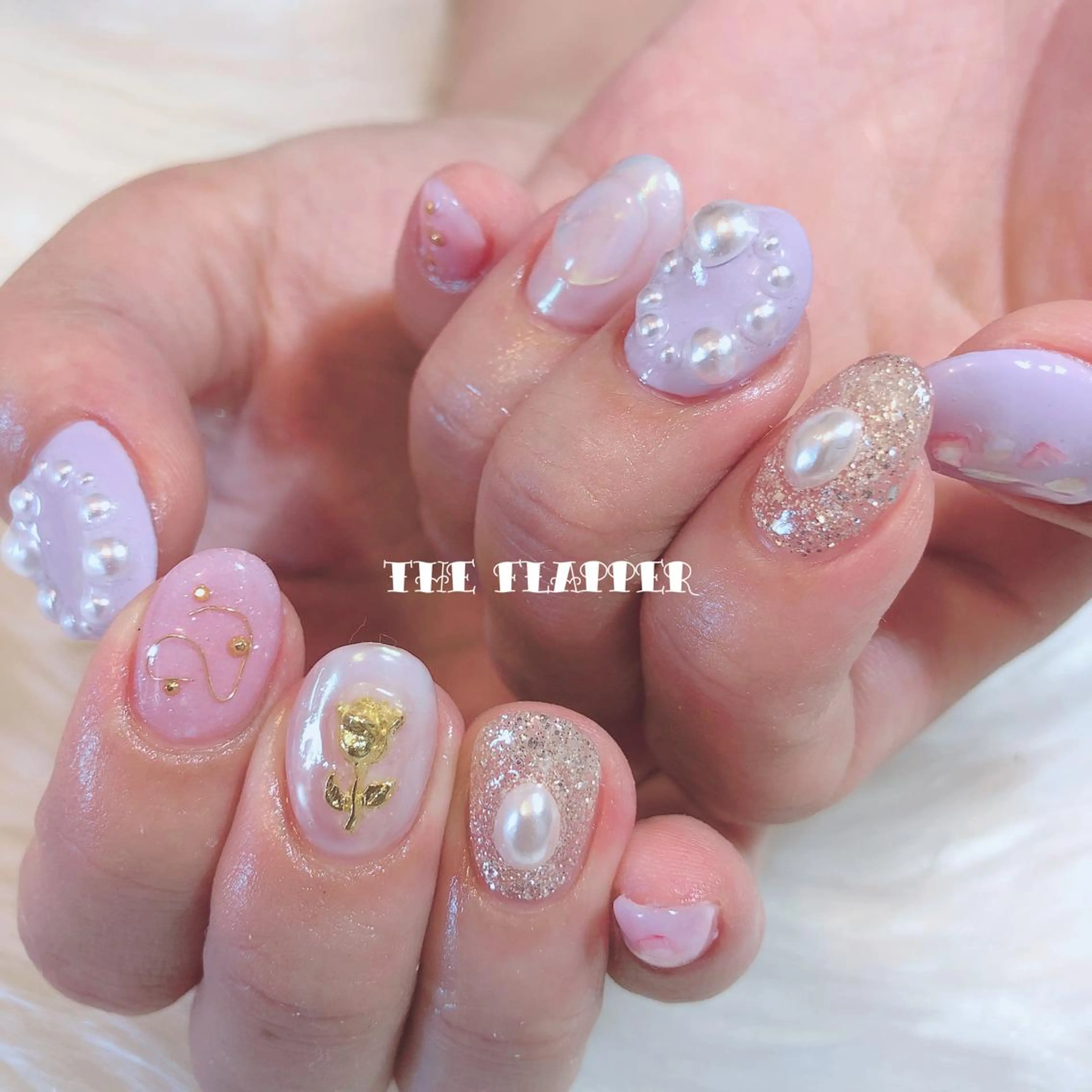 ネイル 韓国ネイル 持ち込み ハンドネイル フットネイル NailStudio THE FLAPPER所属・THE FLAPPERのネイルデザイン