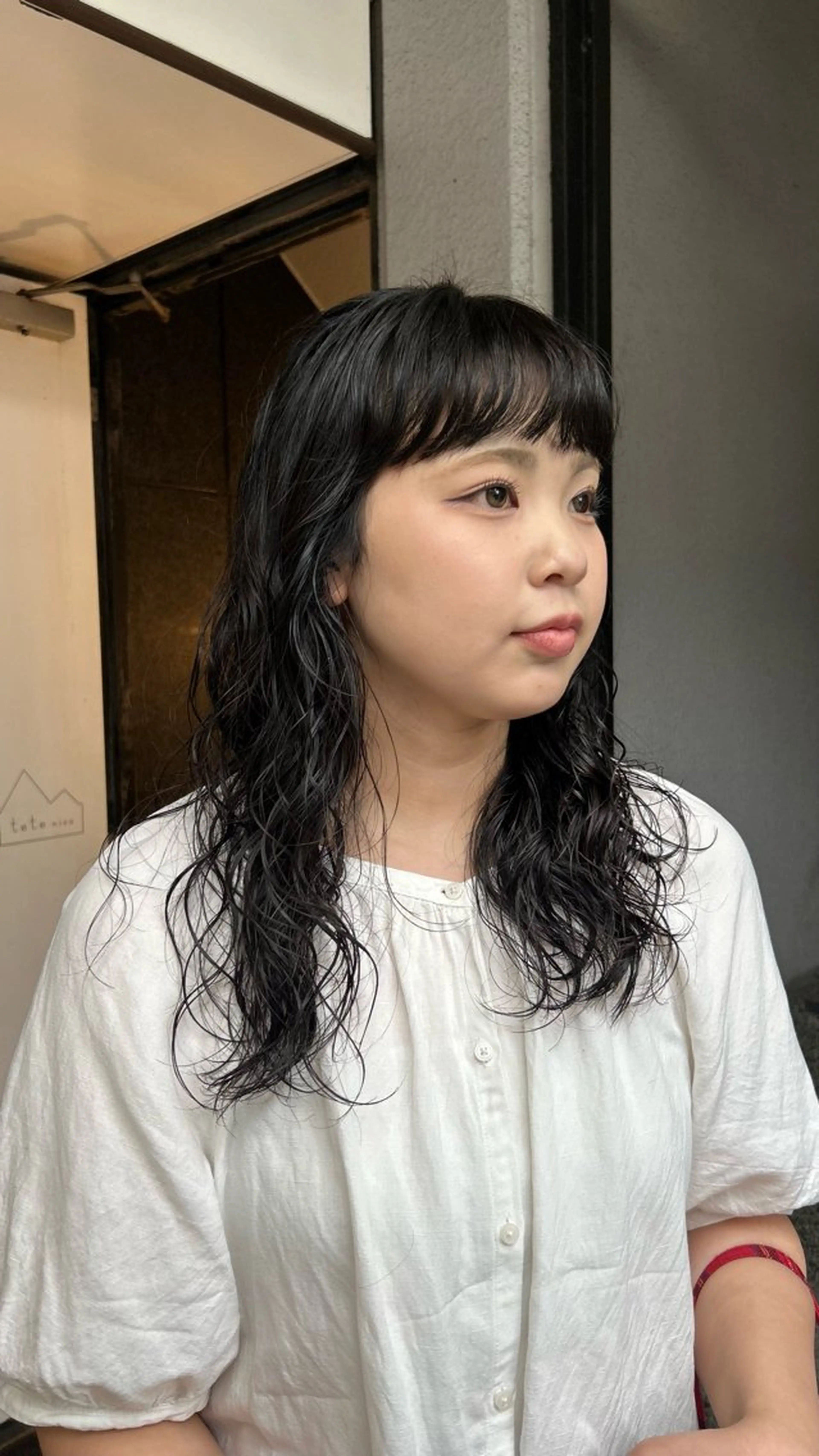 ロング パーマ ロング オン眉 トリートメント ニュアンスパーマ カット パーマ トリートメント 🌿ボブ パーマ高橋啓太🌿のヘアスタイル